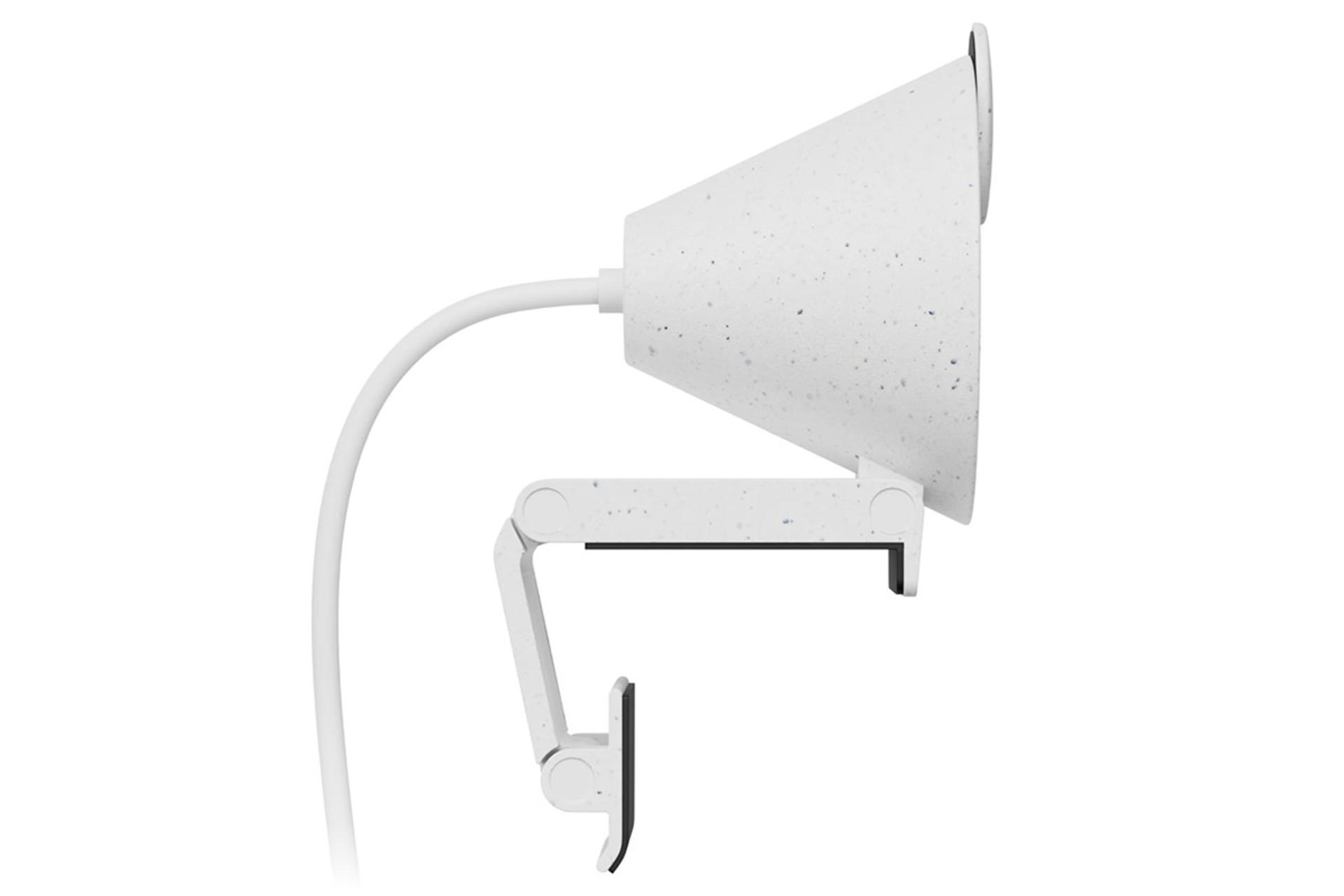 وب کم لاجیتک Logitech Brio 300 نمای جانبی رنگ سفید