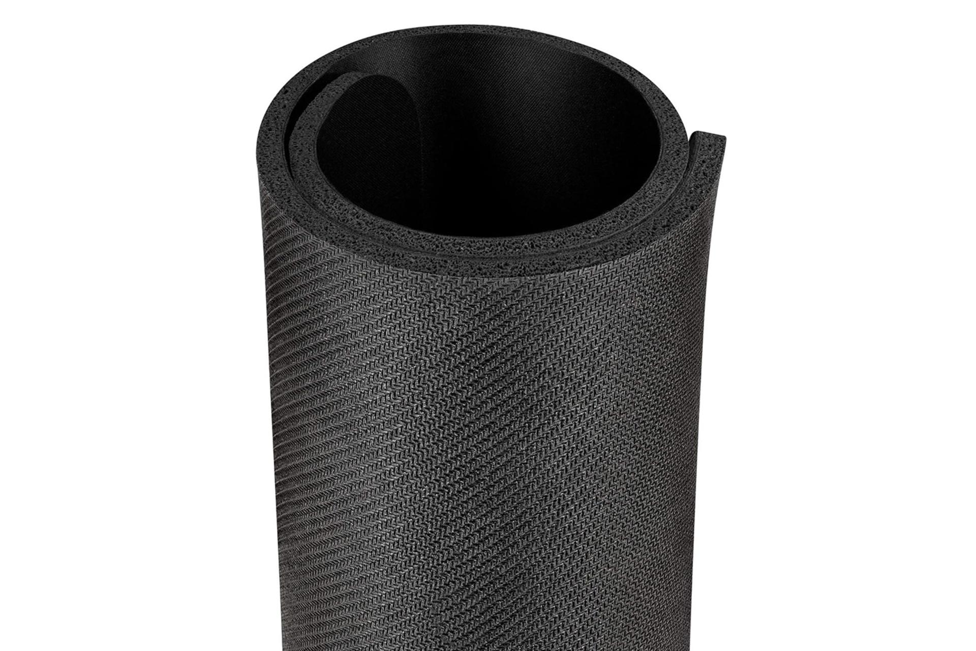 ماوس پد کورسیر Corsair MM200 PRO Premium XL نمای پوشش لاستیکی ضد لغزش و رول شده رنگ مشکی