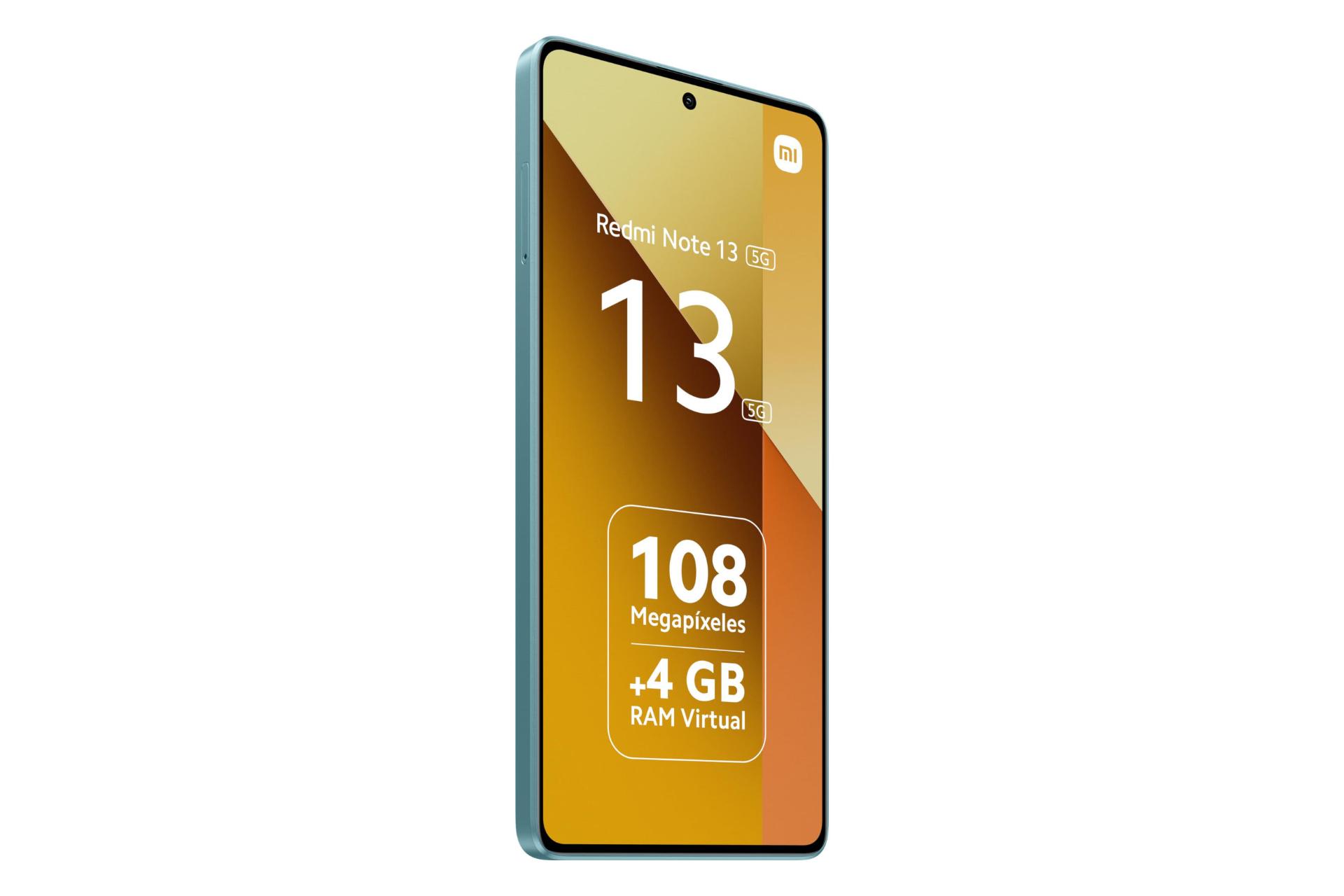 پنل جلو و صفحه نمایش گوشی موبایل ردمی نوت 13 شیائومی نسخه گلوبال سبزآبی / Xiaomi Redmi Note 13 Global