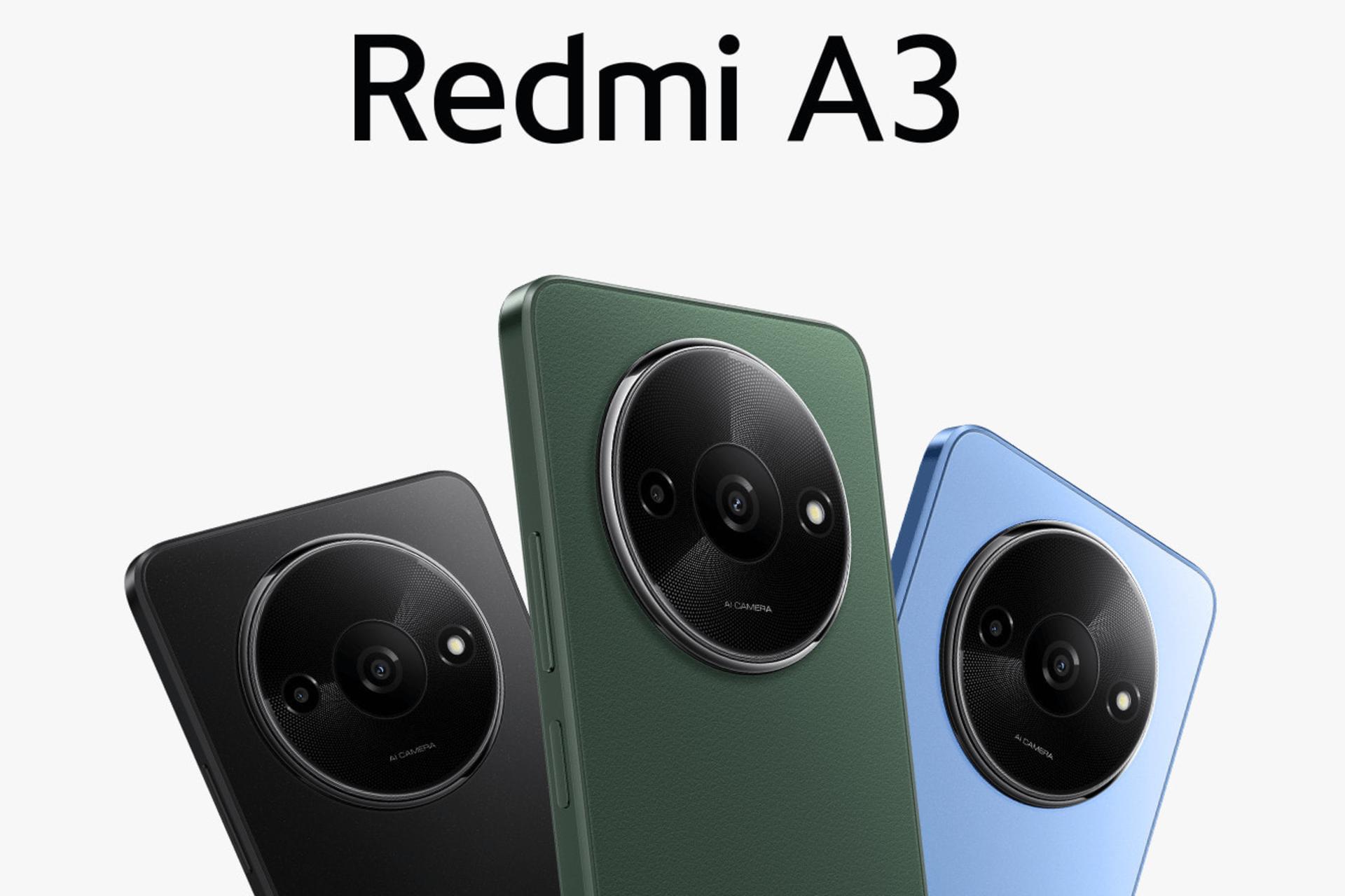 چینش دوربین گوشی موبایل ردمی A3 شیائومی / Xiaomi Redmi A3