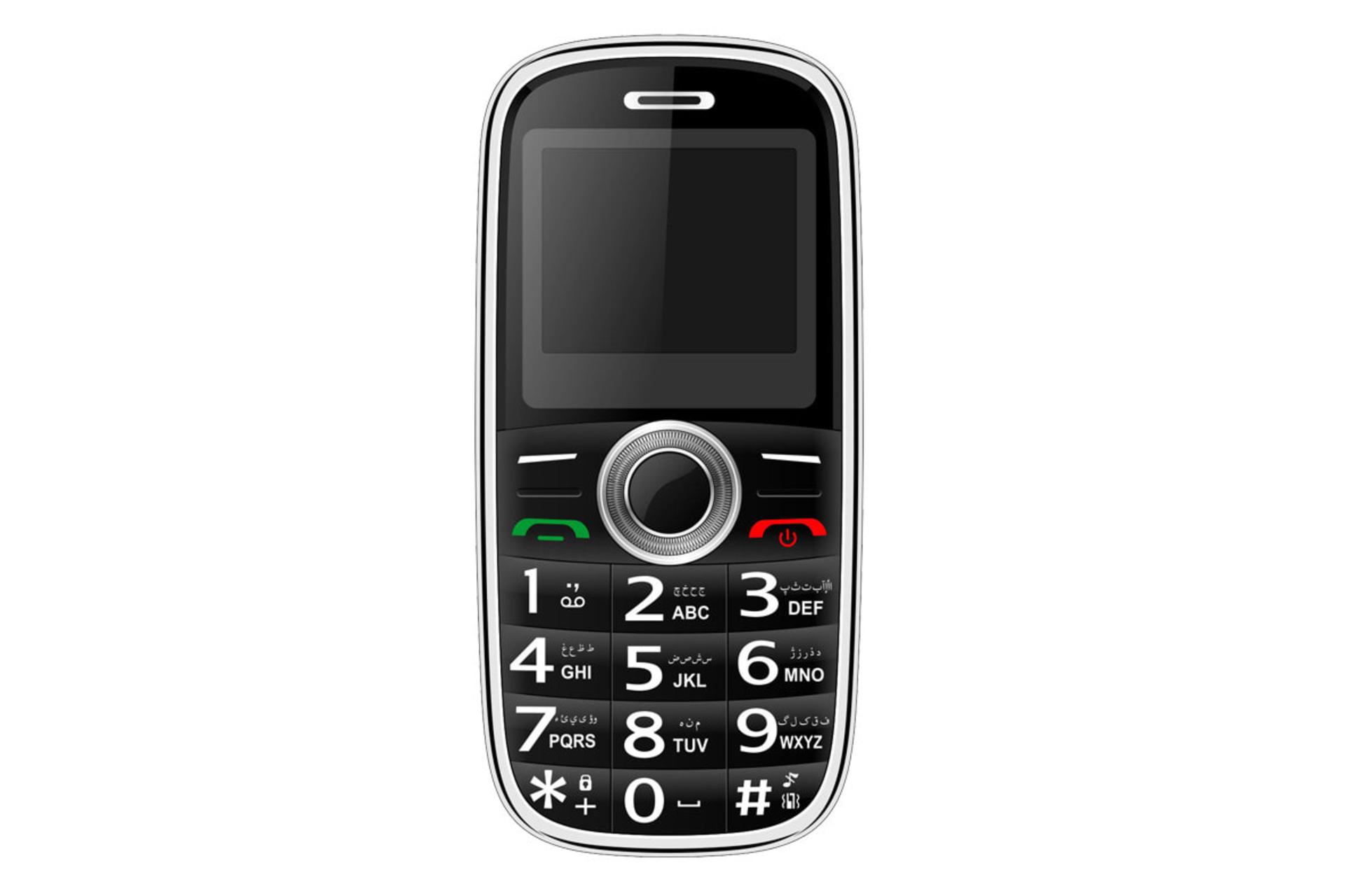 پنل جلو و صفحه کلید گوشی موبایل کلاسیک F8 پلاس جی ال ایکس مشکی / GLX Classic F8 Plus