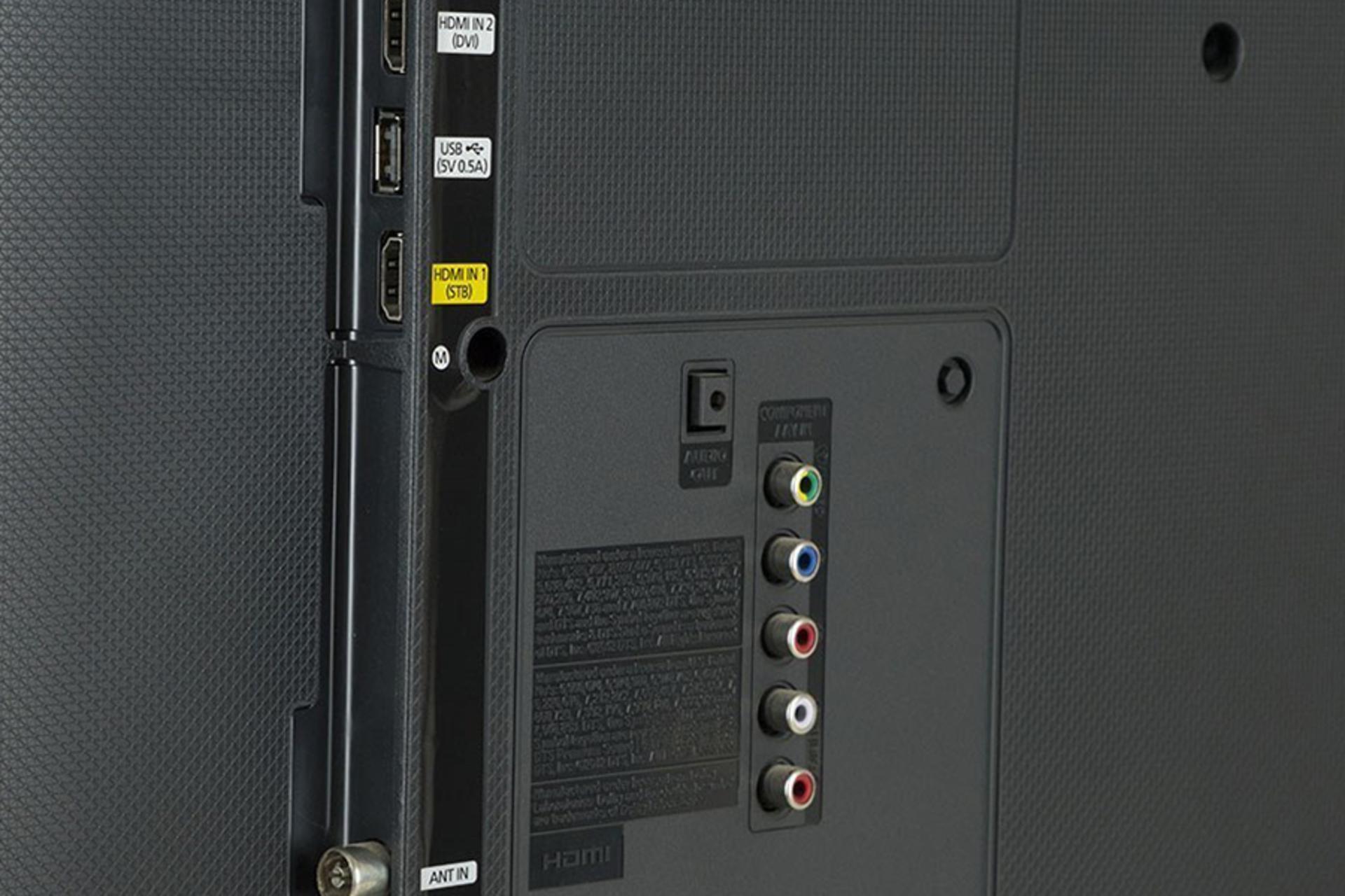 تلویزیون سامسونگ Samsung 40N5880 نمای پشت و درگاه ها