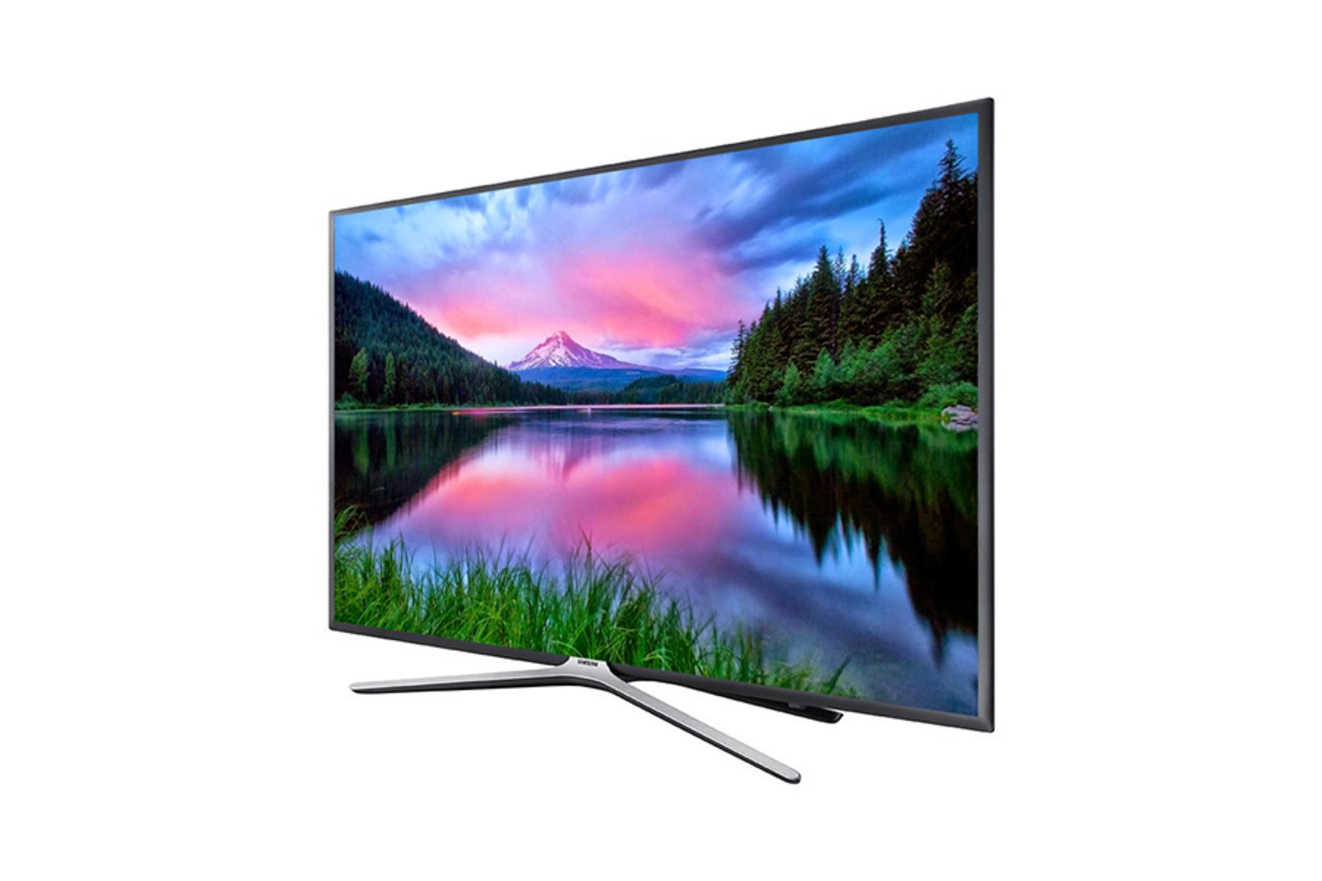 تلویزیون سامسونگ Samsung 43N6900 نمای جلو و راست