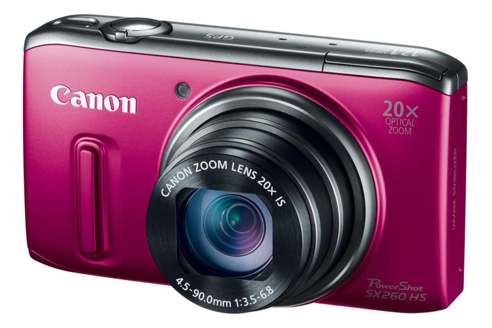 دوربین کانن Canon PowerShot SX260 HS رنگ صورتی