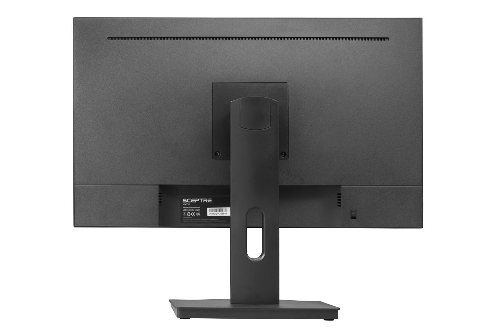نمای پشت و کانکتورهای مانیتور اسکپتر 24 اینچ مدل W240QHIR