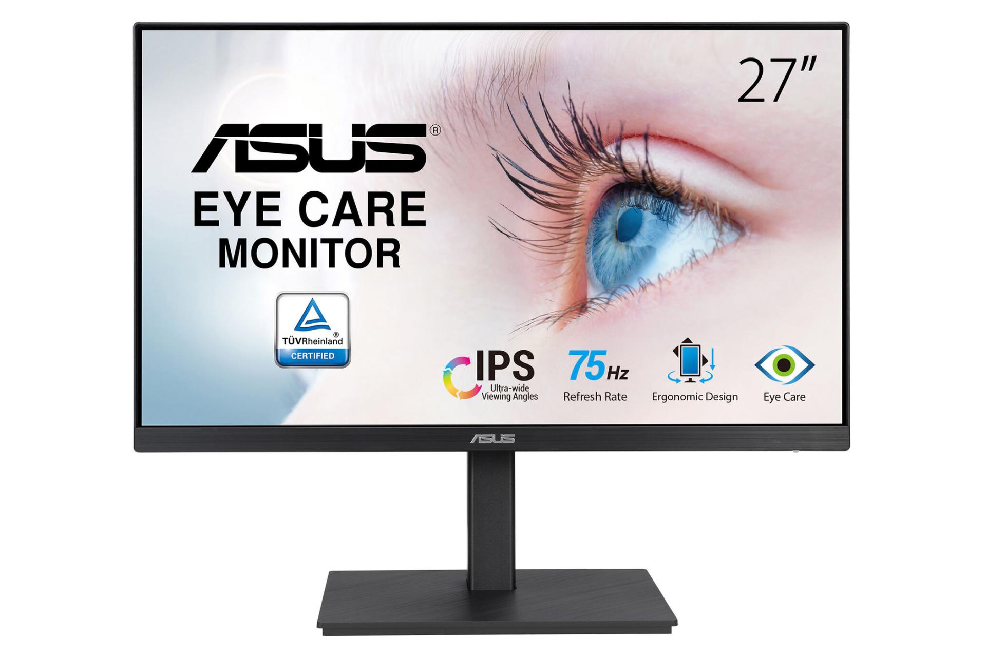 رزولوشن و کیفیت تصویر مانیتور ایسوس 27 اینچ مدل VA27EQSB