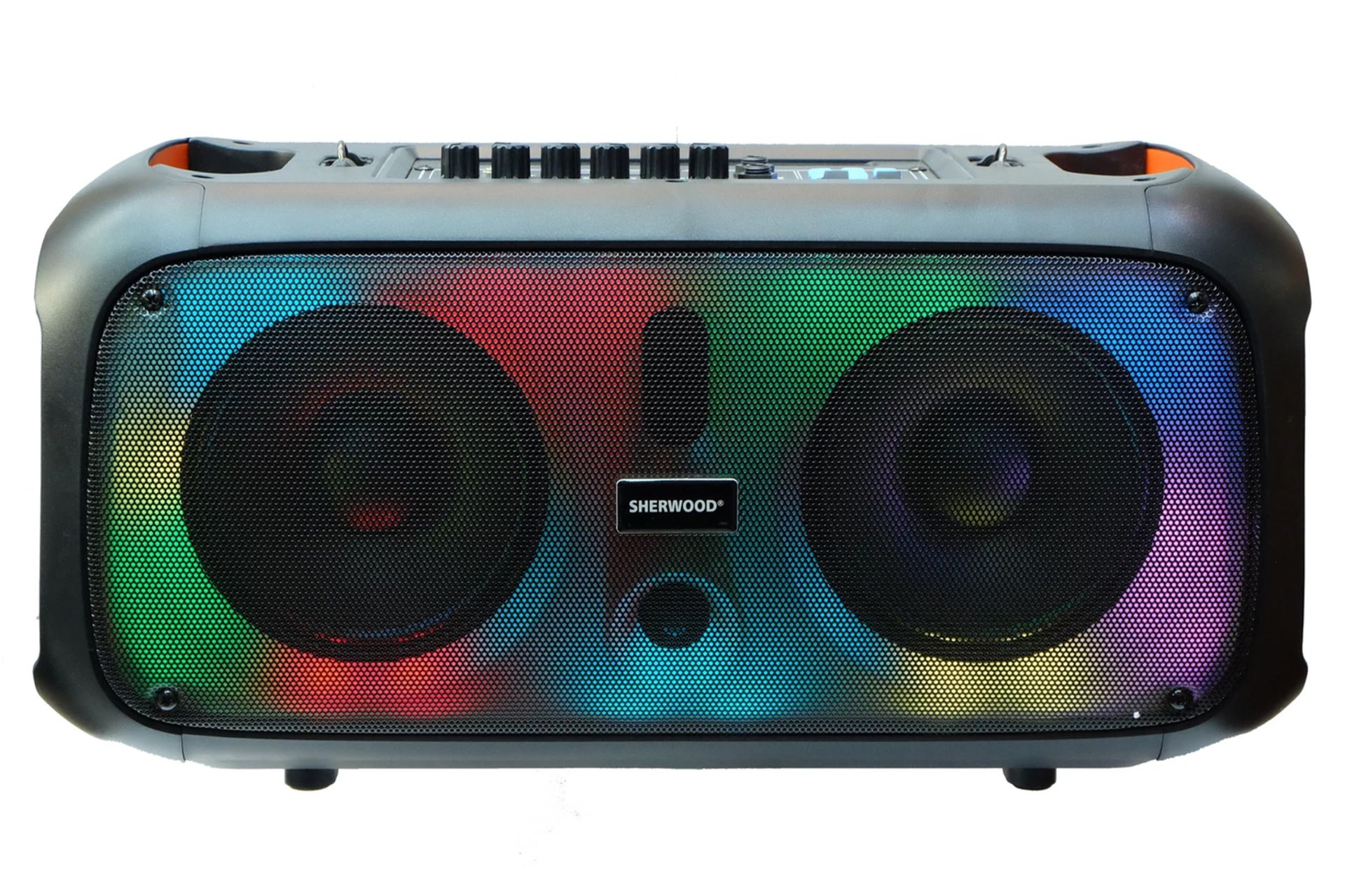 نمای جلو و نورپردازی اسپیکر شروود A740