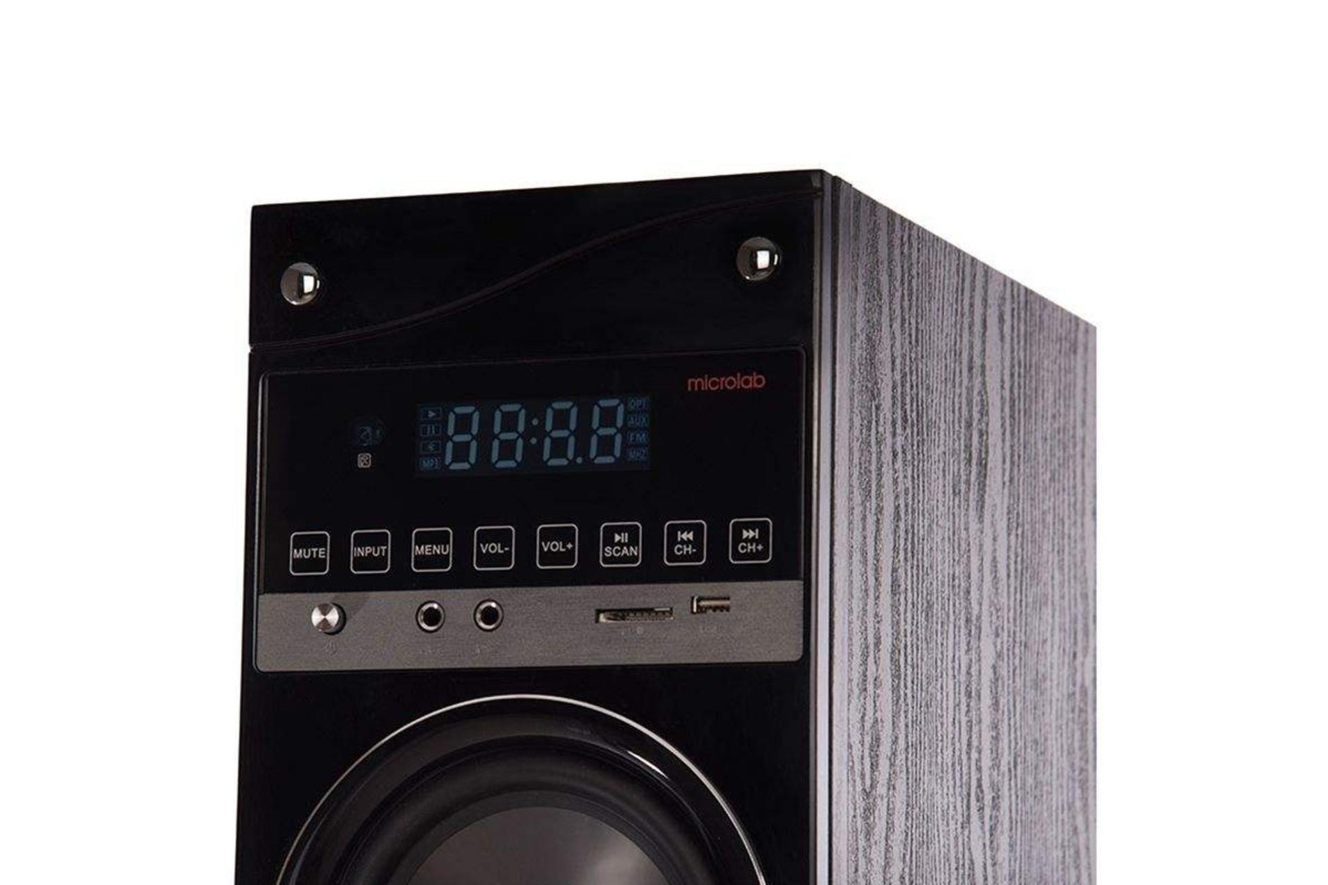 نمای بالا و دکمه های کنترل اسپیکر میکرولب M-365101