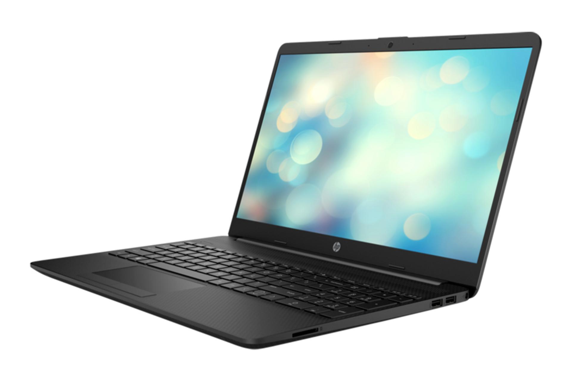 نمای نیمرخ سمت راست لپ تاپ 15-DW4028NIA اچ پی با نمایش درگاه های لبه سمت راست رنگ مشکی