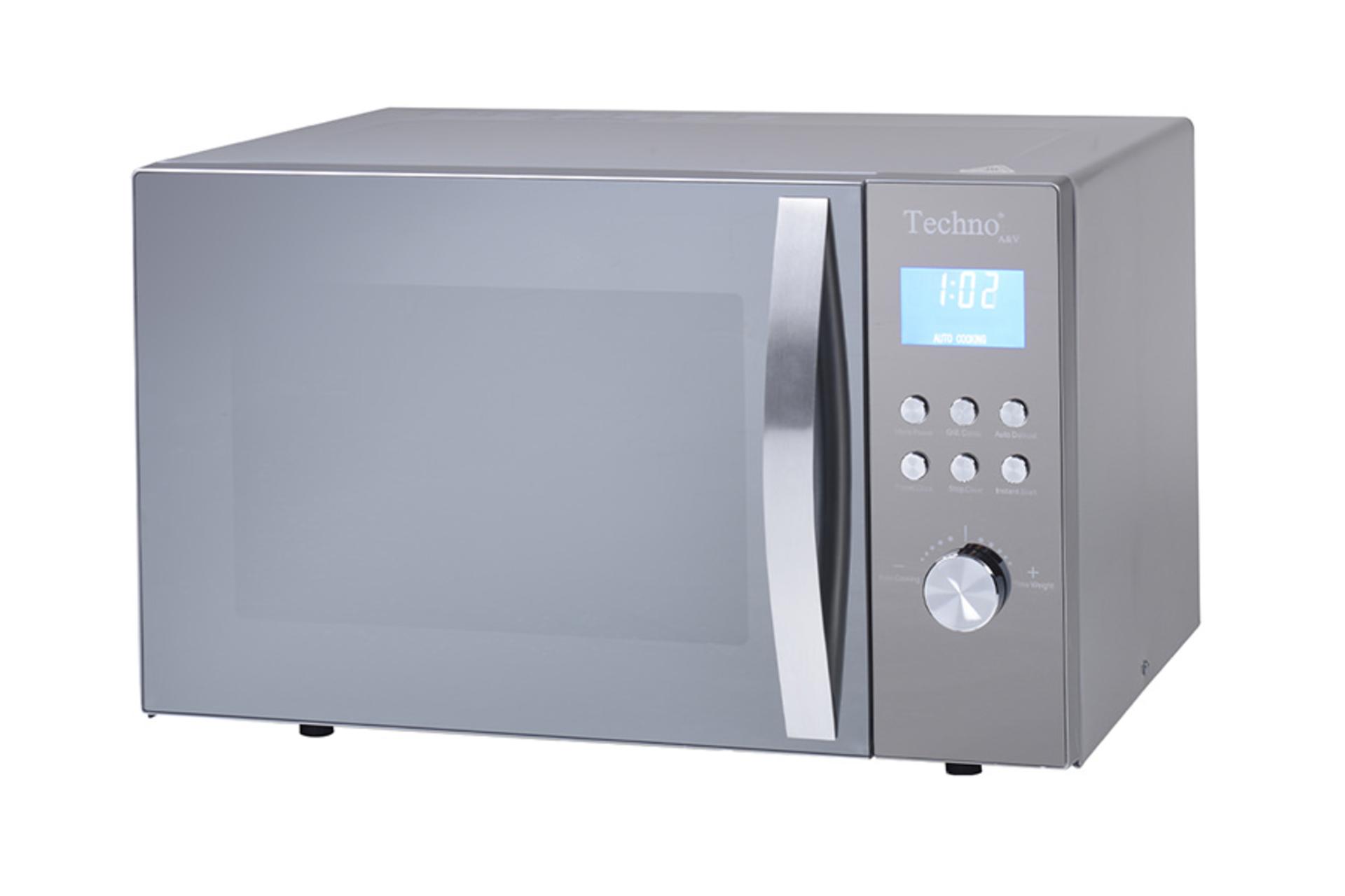 مایکروفر تکنو Techno Te-342 رنگ نقره ای