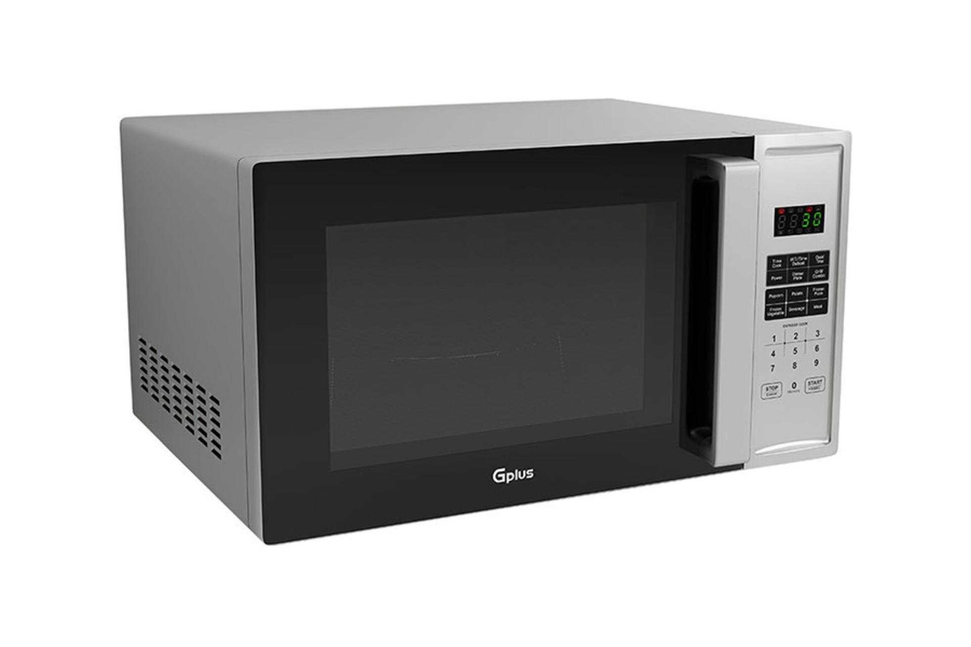 مایکروفر جی پلاس Gplus GMW-M365 نمای جلو و چپ