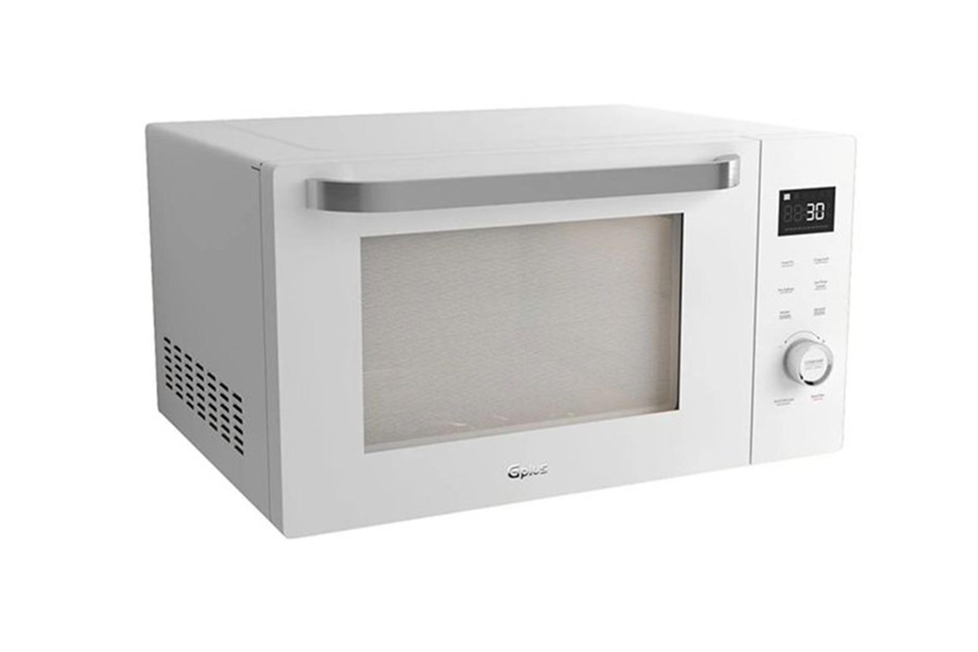 مایکروفر جی پلاس Gplus GMW-P349 نمای جلو و چپ