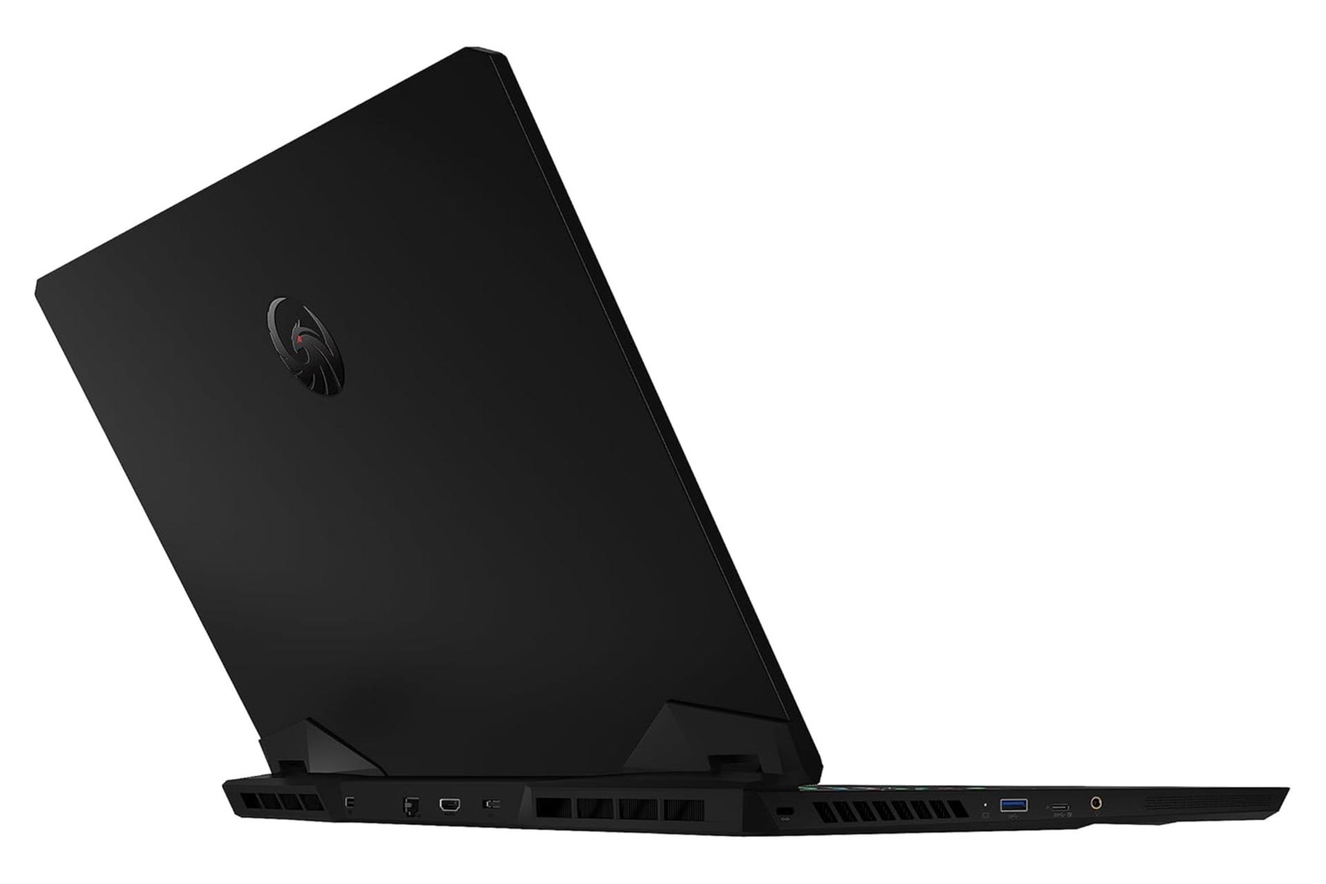 لپ تاپ ام اس آی MSI Alpha 17 C7V نمای پشت و درگاه های چپ