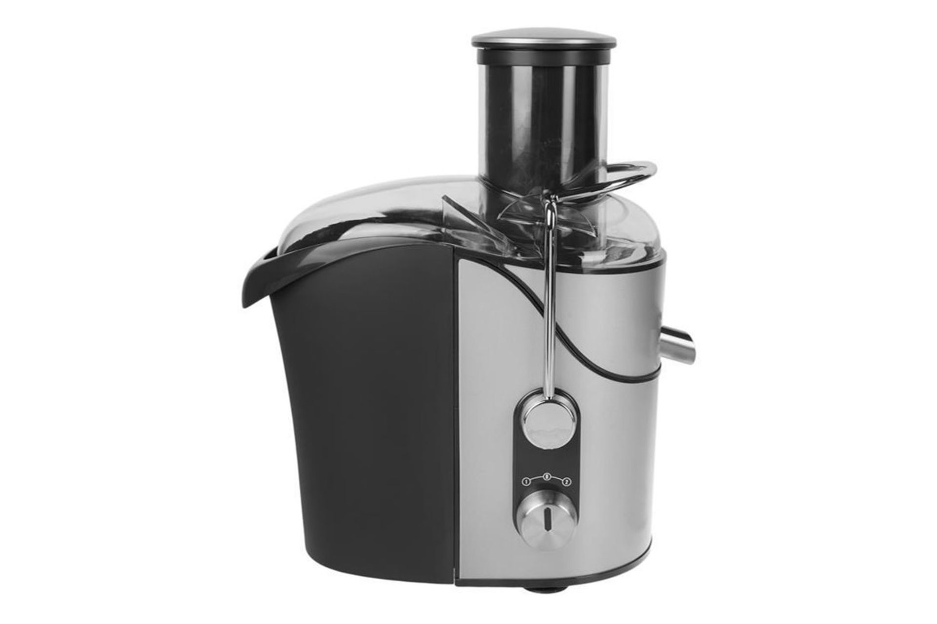 نمای جلوی آبمیوه‌گیری مولینکس JU655H بدنه استیل