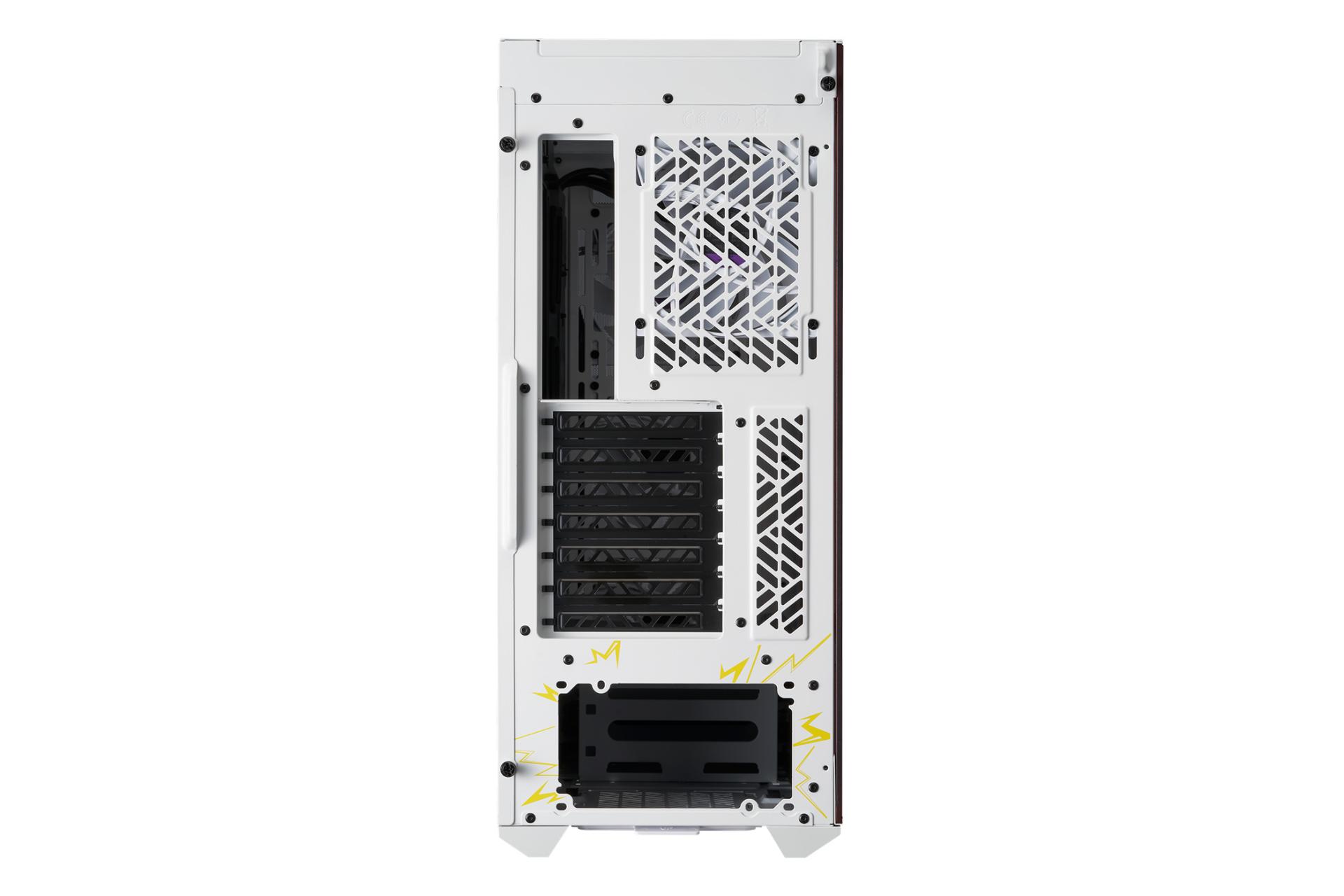 نمای پشت و بدنه کیس کامپیوتر کولر مستر MASTERBOX TD500 MESH V2 RYU