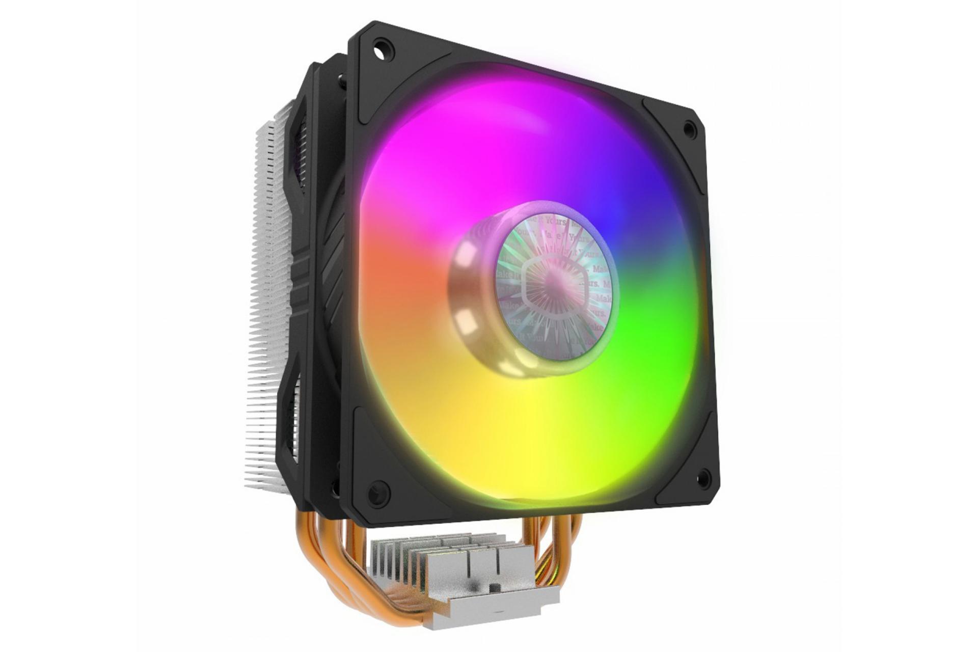 ابعاد و اندازه خنک کننده پردازنده کولر مستر HYPER 212 ARGB