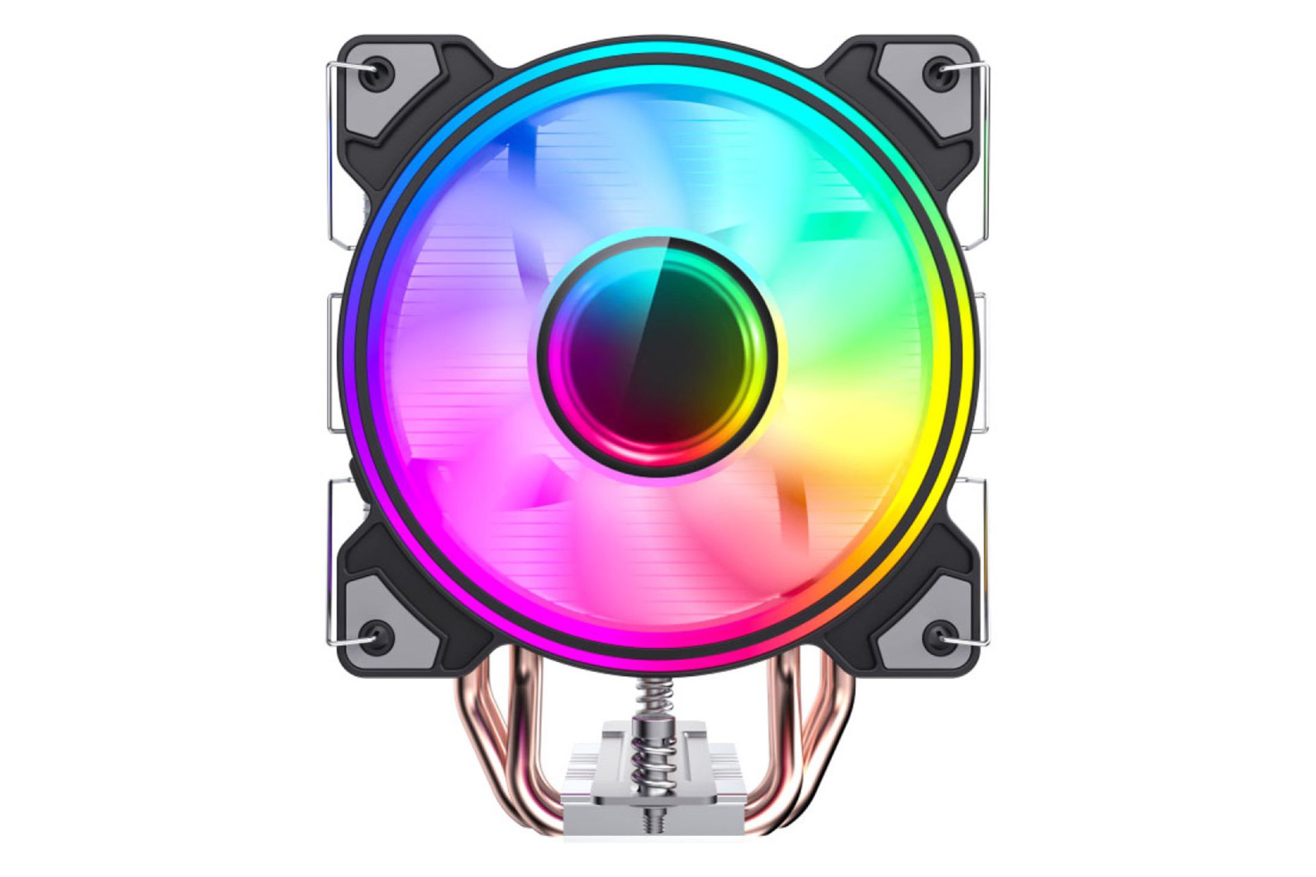 نمای جلو و نورپردازی خنک کننده پردازنده گیم مکس Ice Blade ARGB