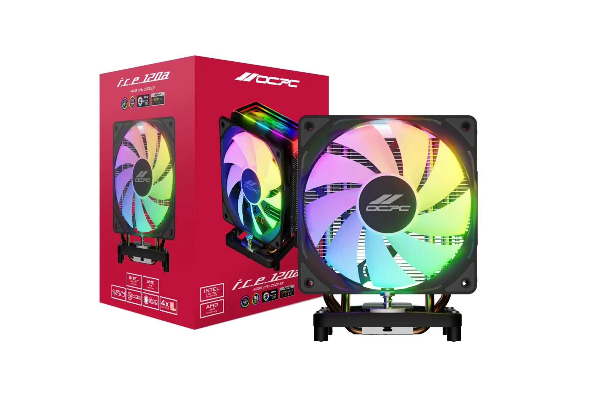 جعبه خنک کننده پردازنده او سی پی سی ICE-90 RGB