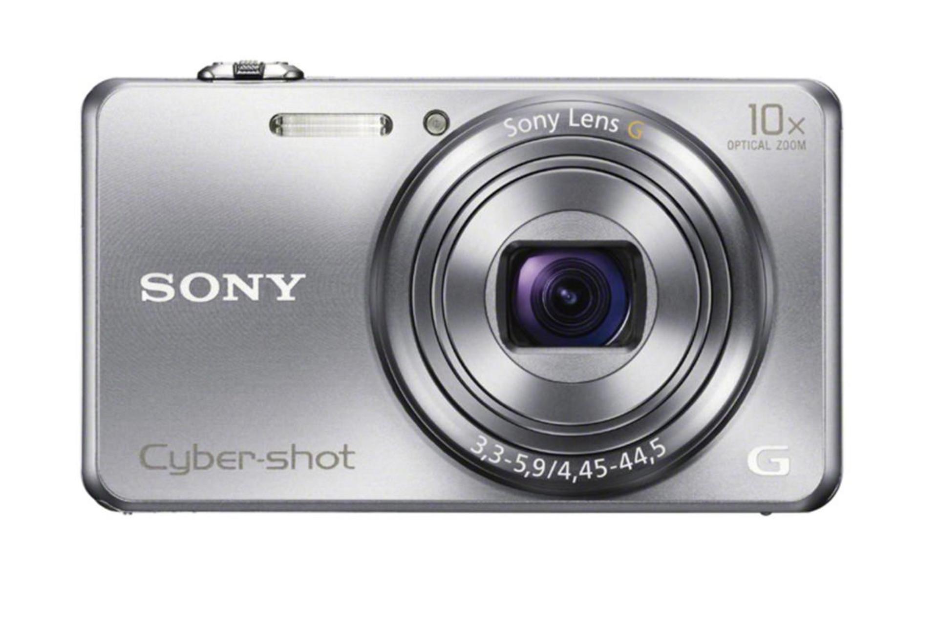 دوربین سونی Sony Cyber-shot DSC-WX200 نمای جلو رنگ نقره ای