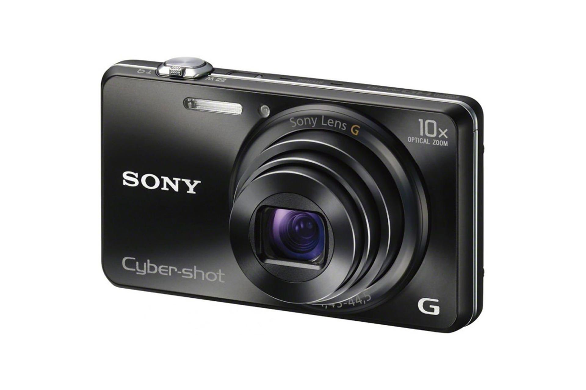 دوربین سونی Sony Cyber-shot DSC-WX200 نمای جلو رنگ مشکی