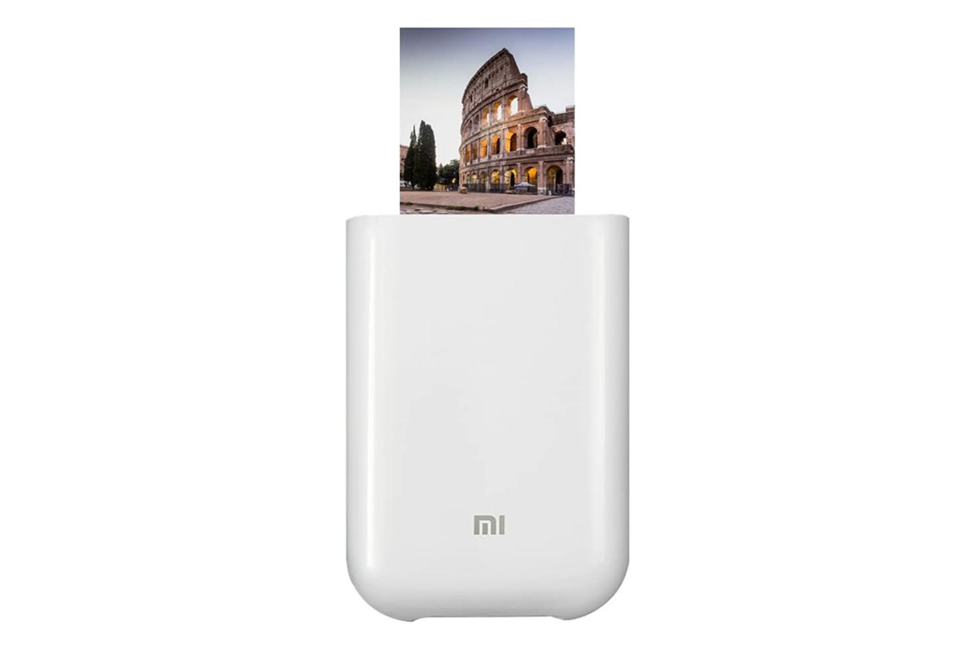 پرینتر شیائومی Xiaomi Mi Portable Photo Printer نمای جلو رنگ سفید