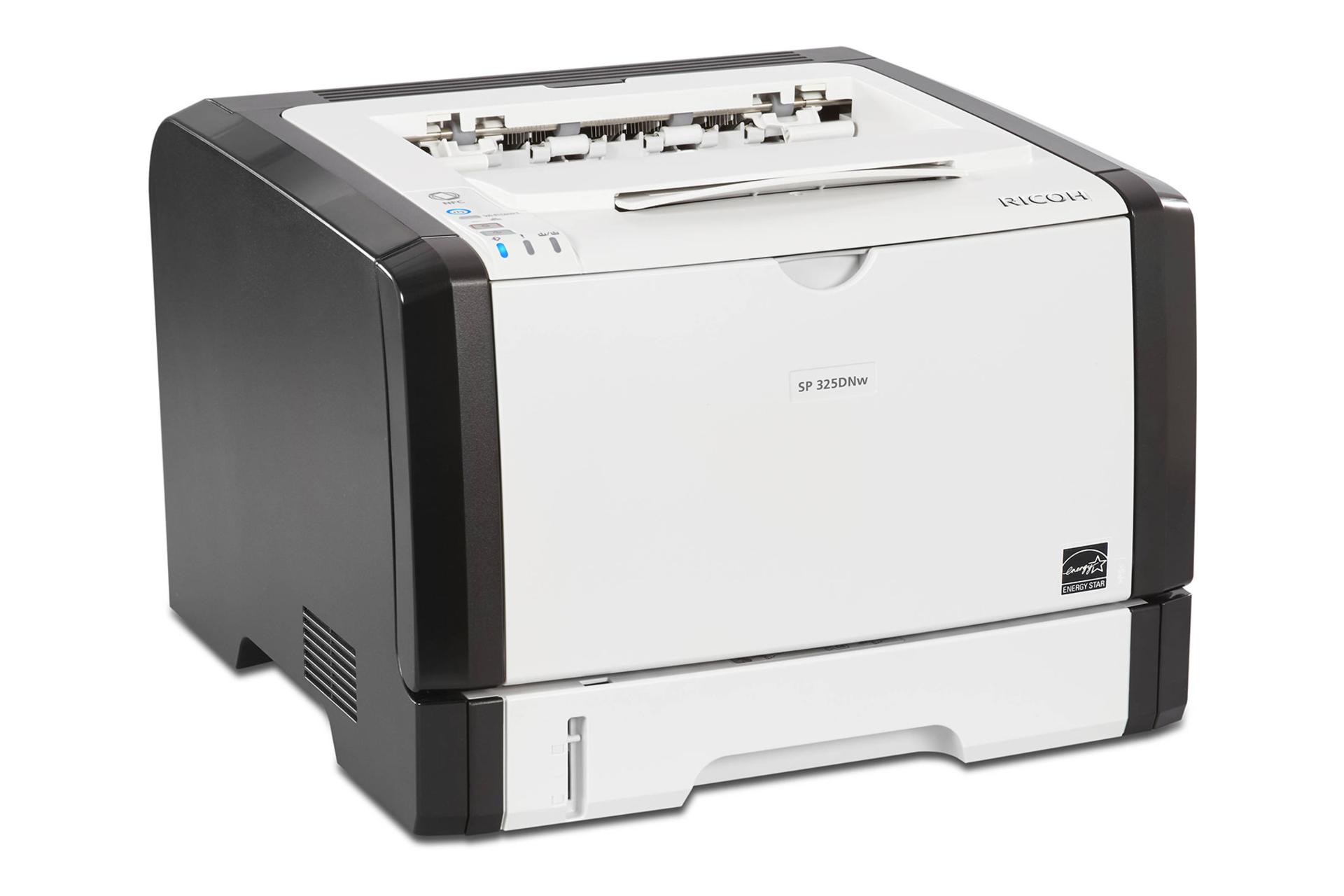 پرینتر ریکو Ricoh SP 325DNw نمای جلو و چپ