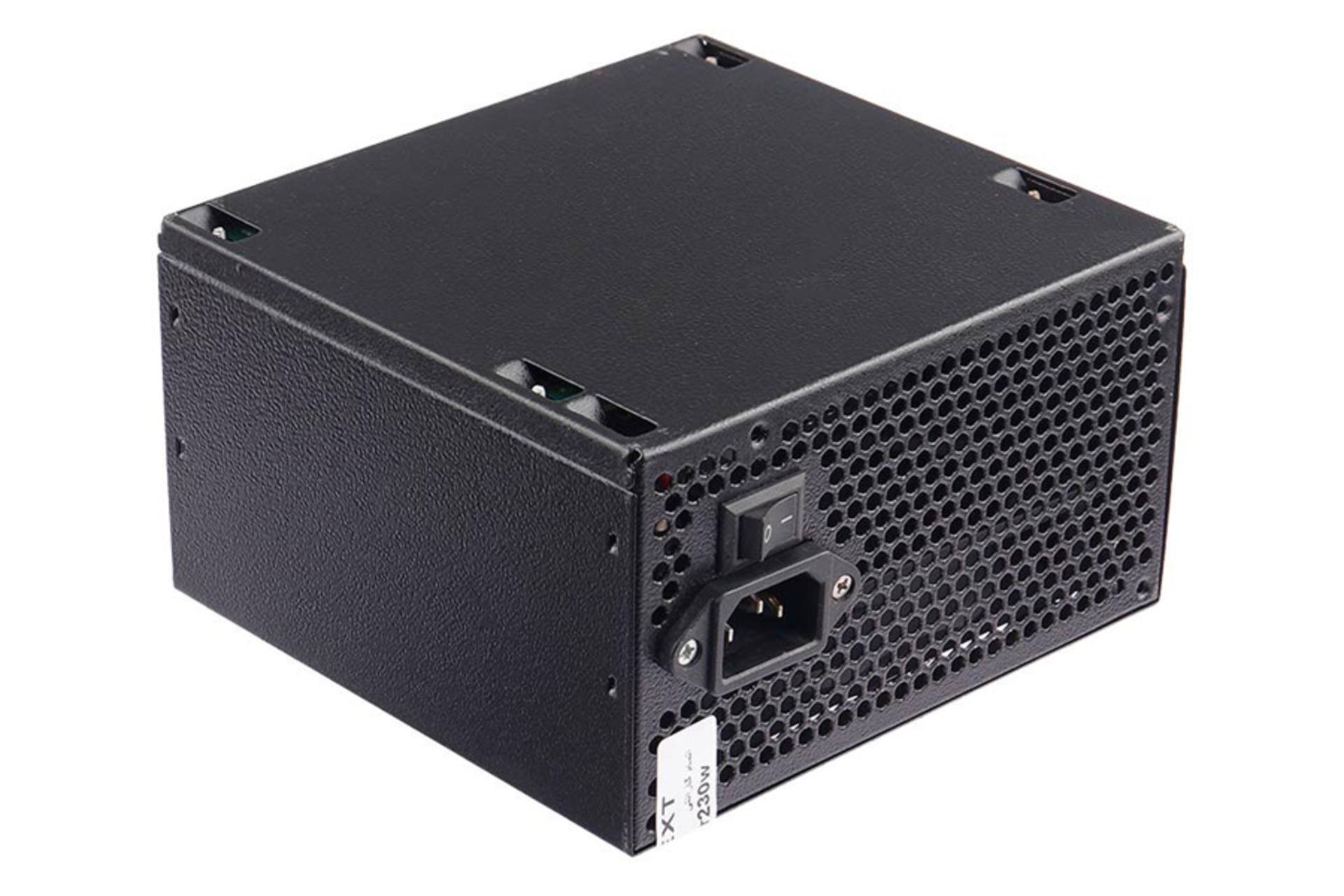 نمای پشت و بدنه پاور کامپیوتر نکست 1500 W.T.C با توان 230 وات