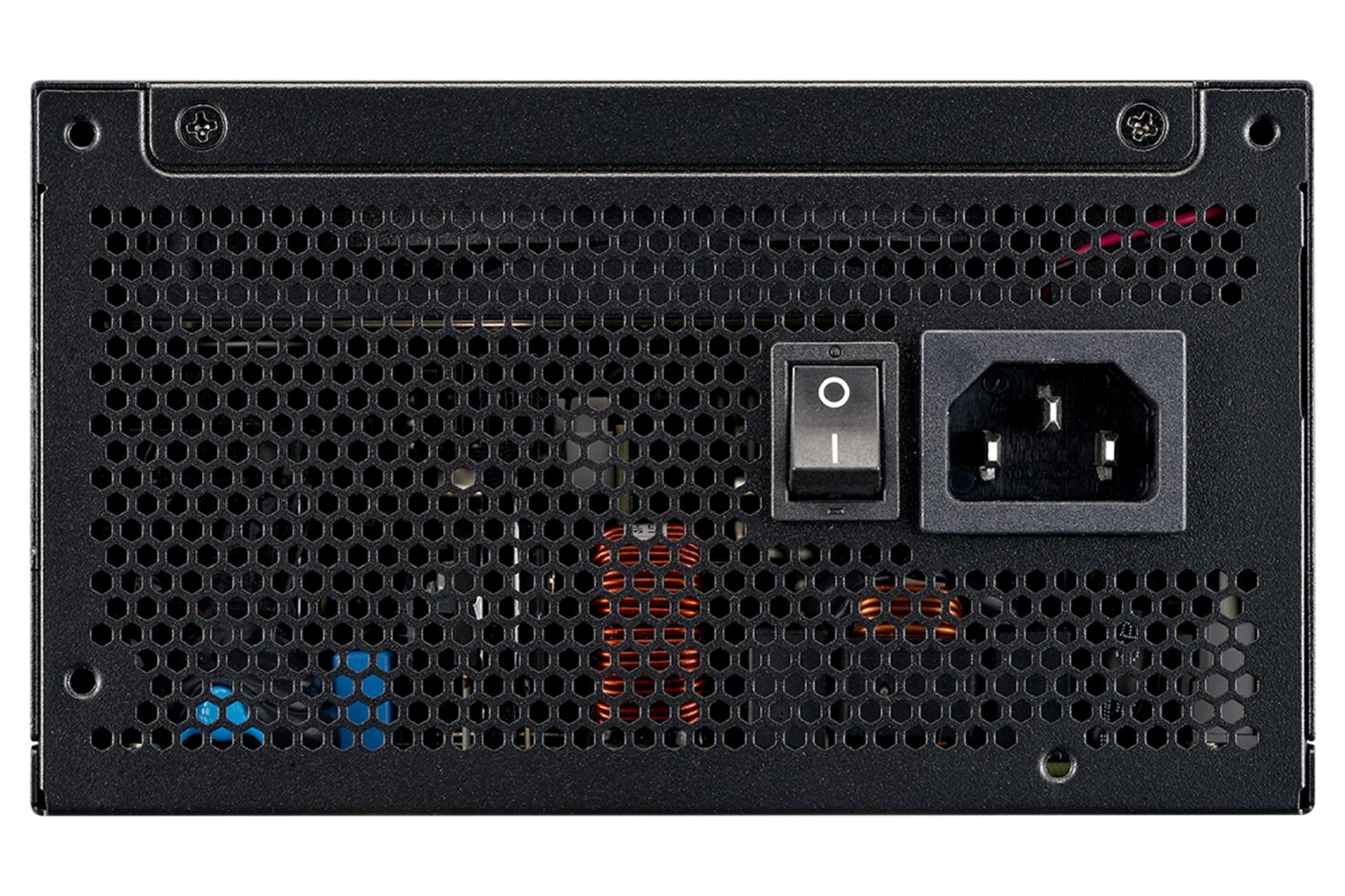 نمای پشت و بدنه پاور کامپیوتر کولر مستر GX III GOLD 850 با توان 850 وات