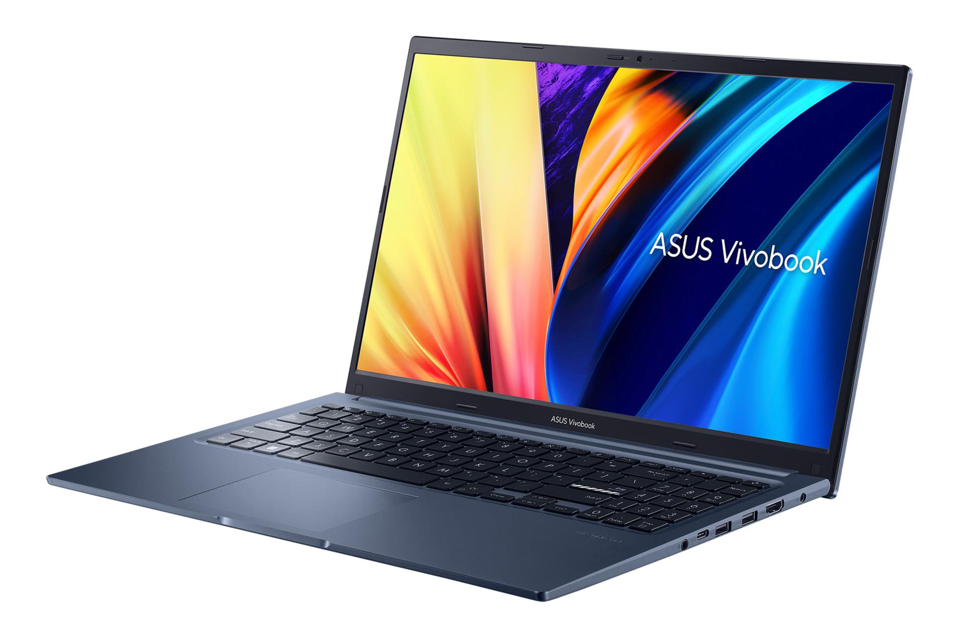 لپ تاپ ایسوس ASUS VivoBook 15 F1502ZA نمای راست صفحه نمایش و درگاه ها