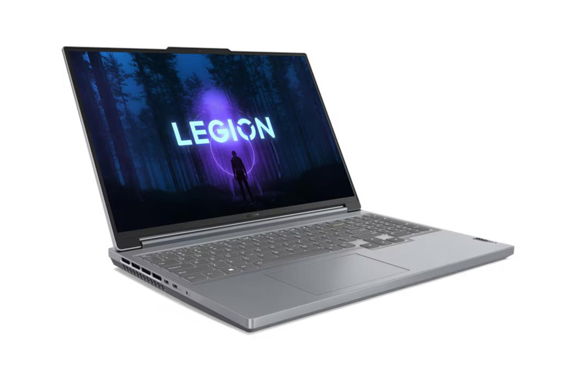 لپ تاپ لنوو Lenovo Legion Slim 5 16IRH8 نمای چپ صفحه نمایش و درگاه ها