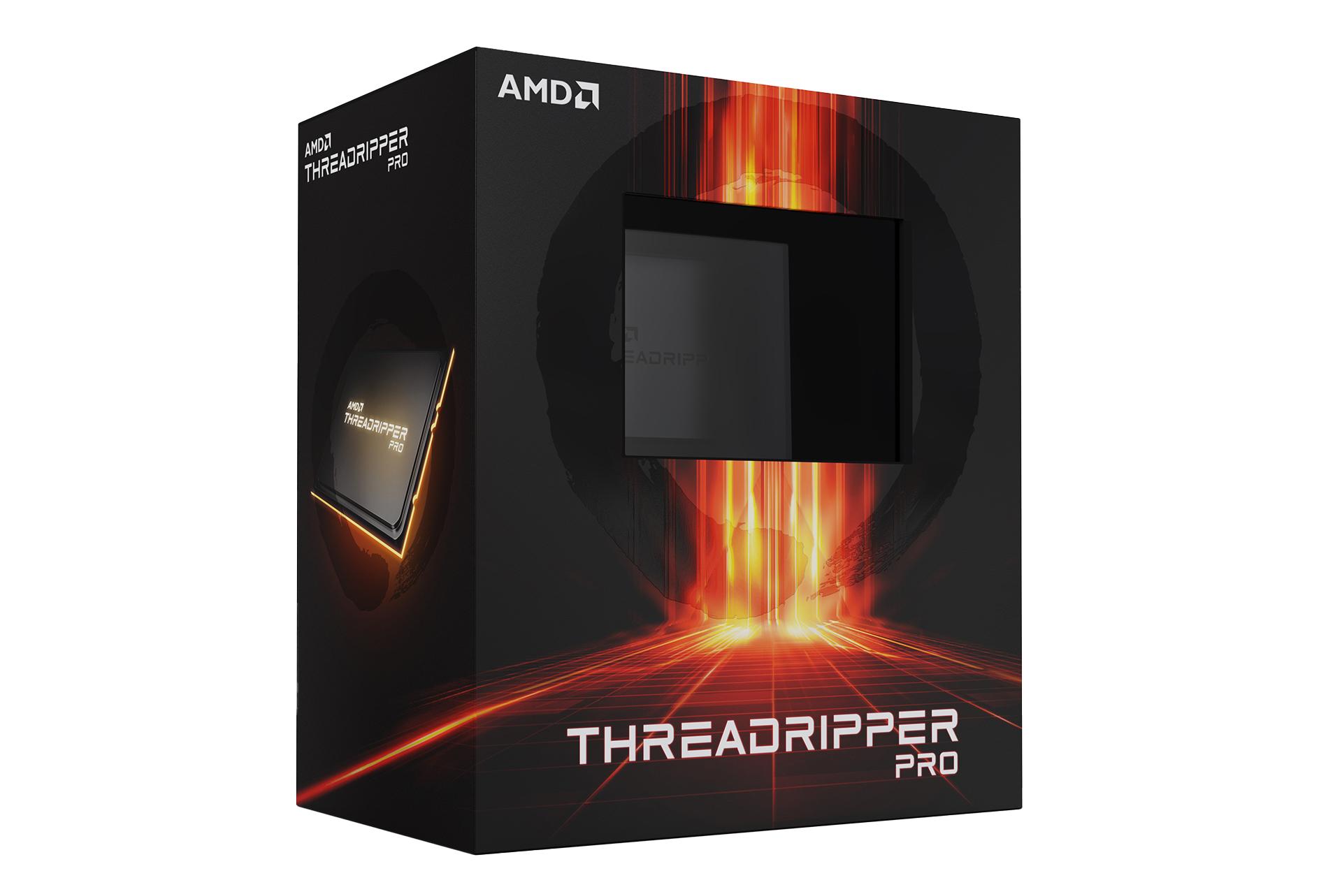 نمای سمت چپ جعبه پردازنده AMD رایزن تردریپر پرو / AMD Ryzen Threadripper PRO
