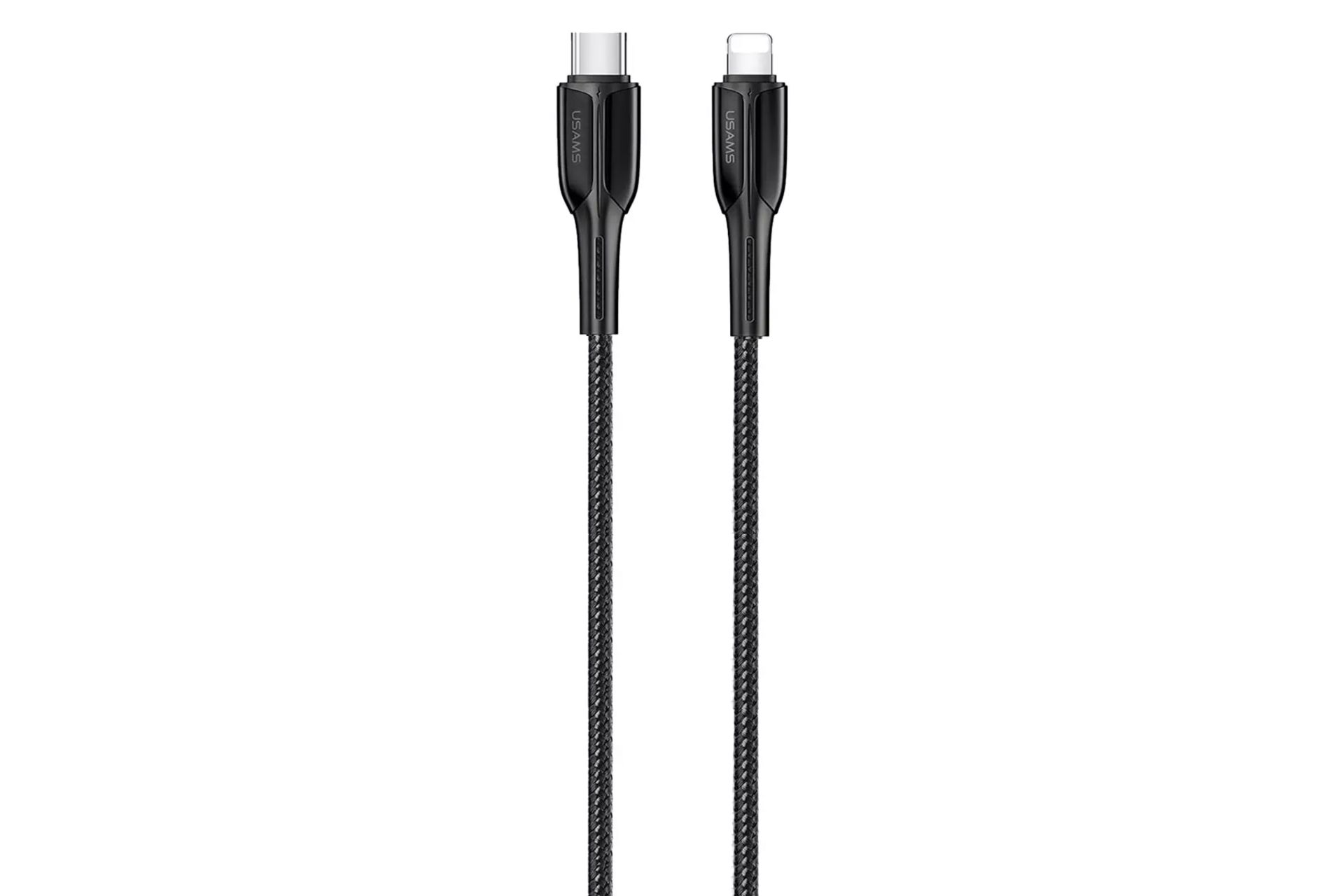 کابل شارژ USB یوسمز Type-C به Lightning مدل U-42 با طول 1.2 متر مشکی