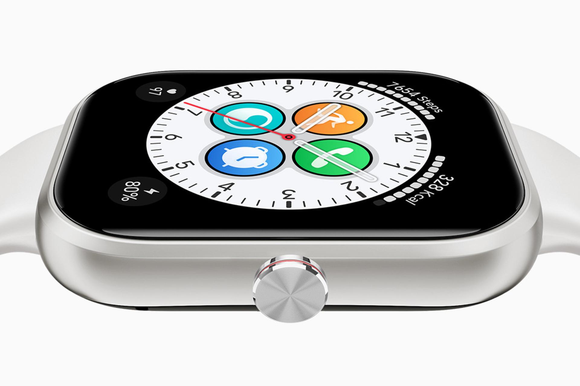 لبه کناری ساعت هوشمند آنر HONOR Choice Watch سفید