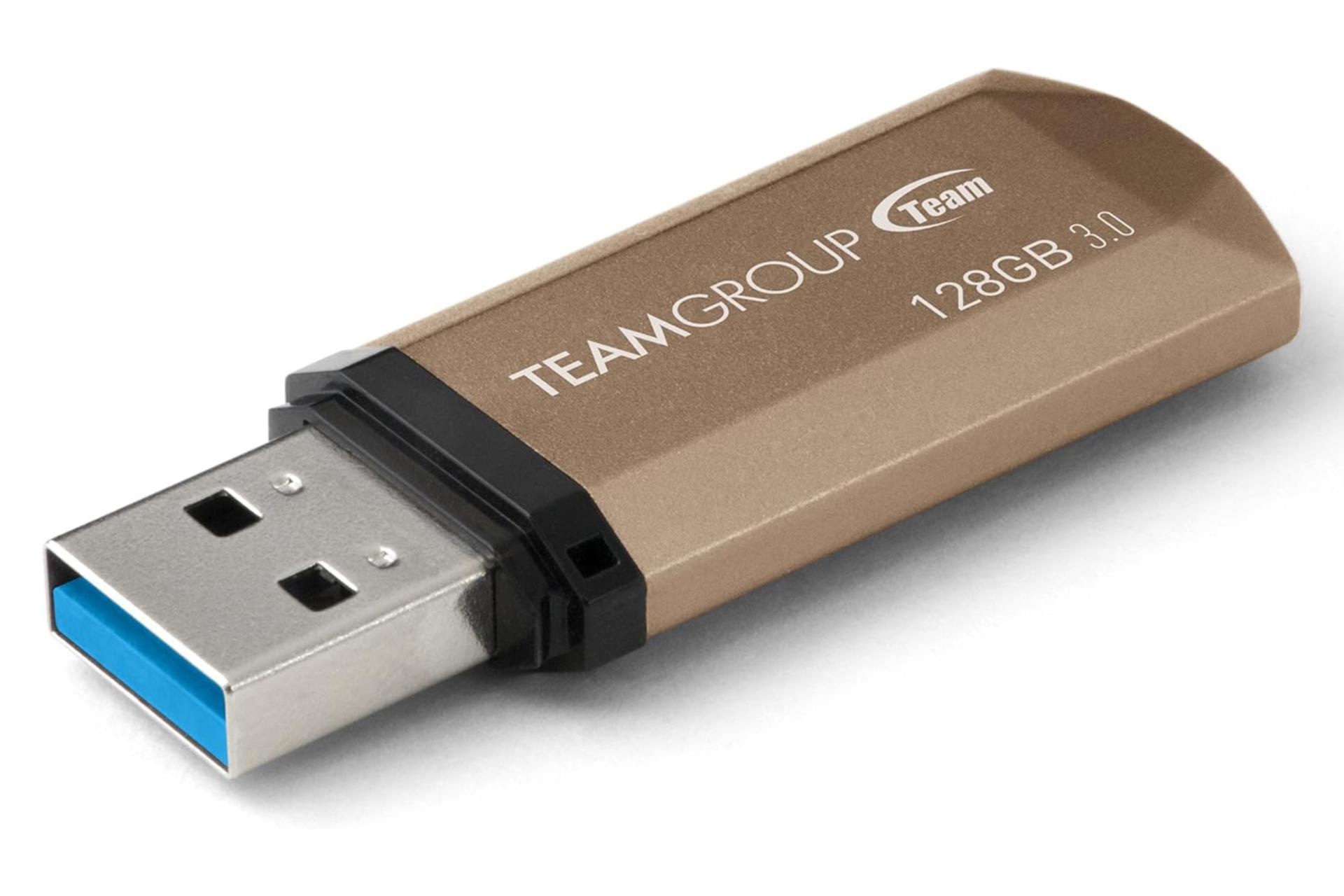 نمای کناری فلش مموری تیم گروپ TEAMGROUP C155 128GB USB 3.0