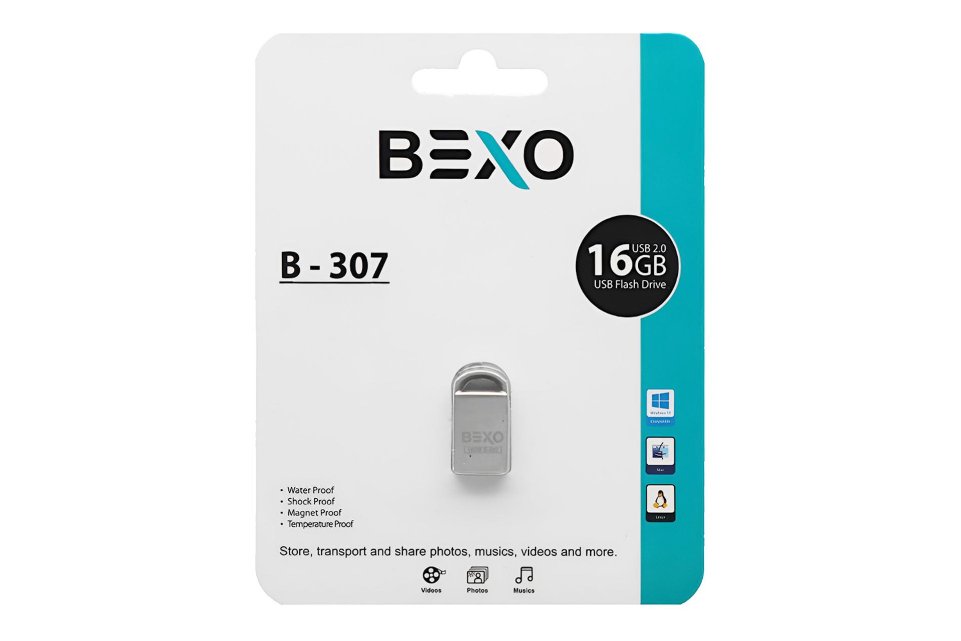 جعبه فلش مموری بکسومن BEXOman B-307 16GB USB 2.0