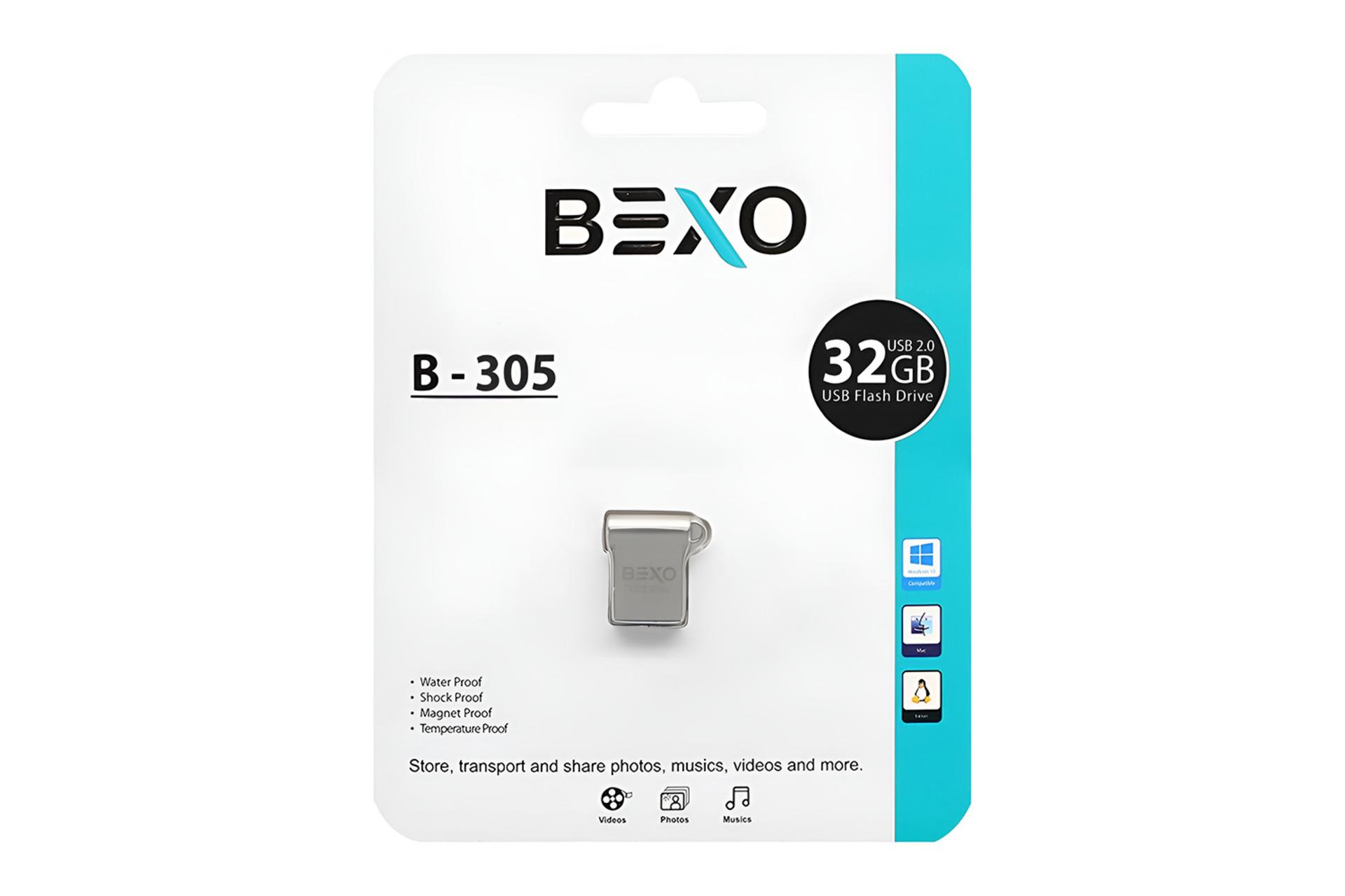 جعبه فلش مموری بکسومن BEXOman B-305 32GB USB 2.0