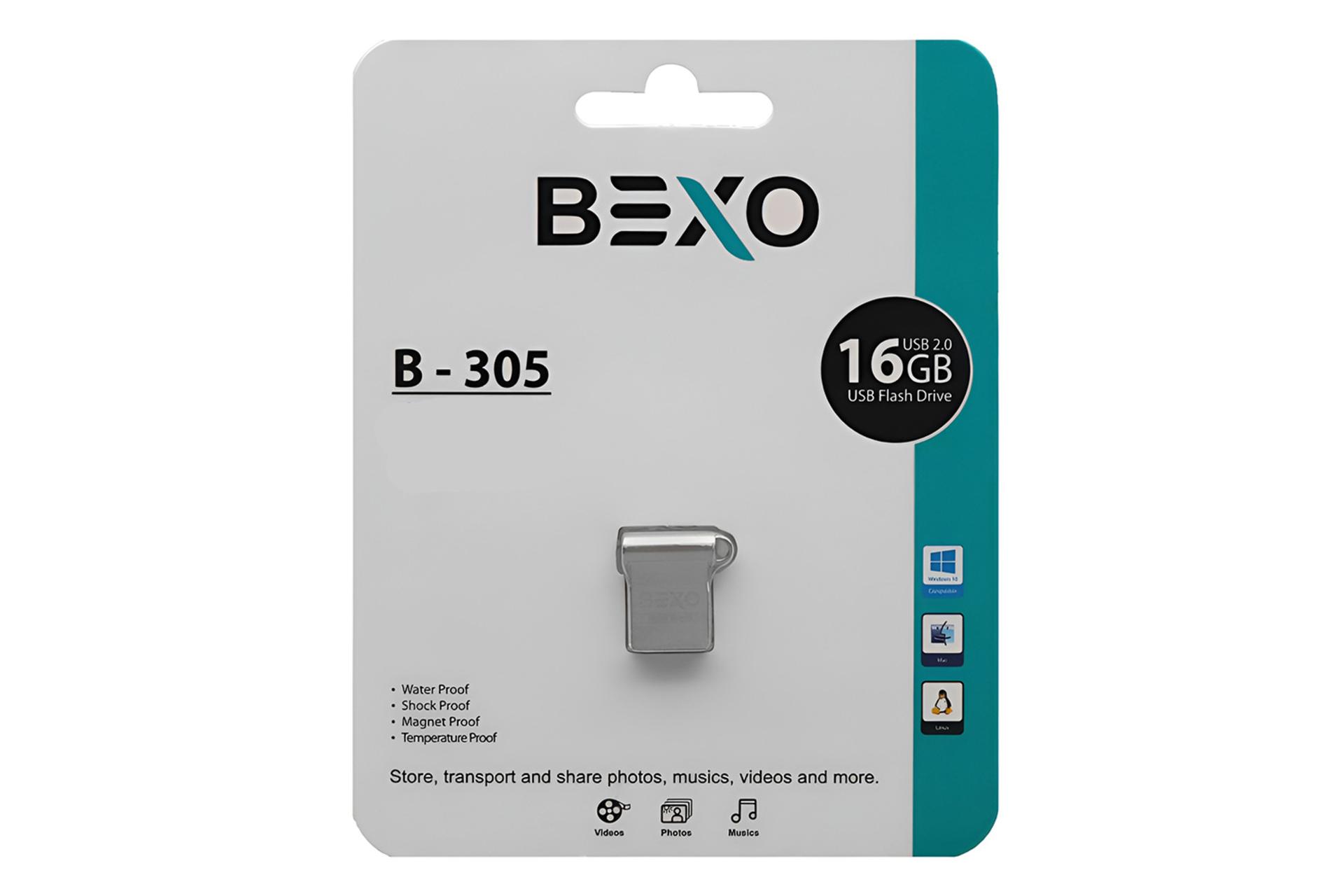 جعبه فلش مموری بکسومن BEXOman B-305 16GB USB 2.0