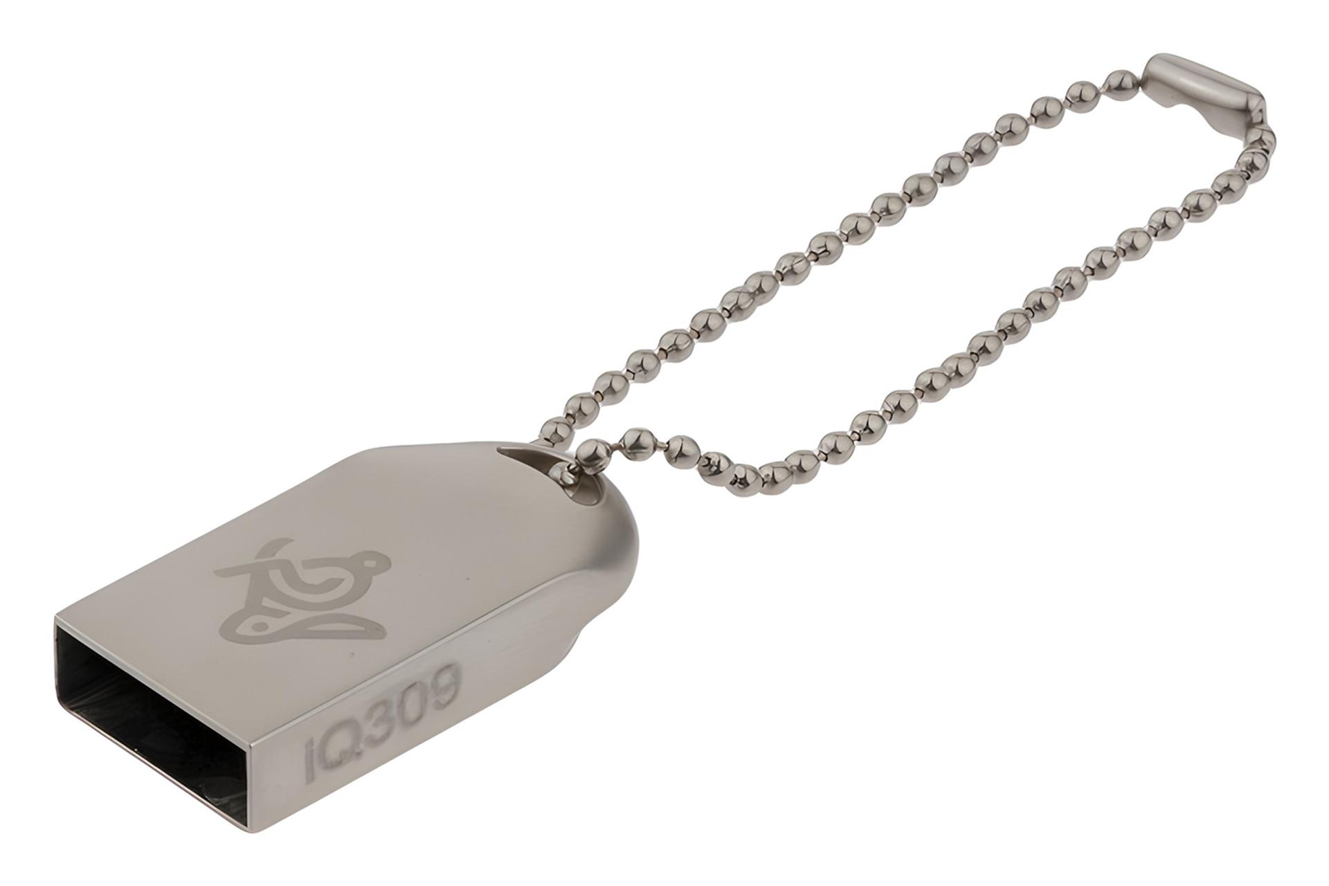 نمای کناری فلش مموری آی کیو iQ Nail iQ309 32GB USB 2.0