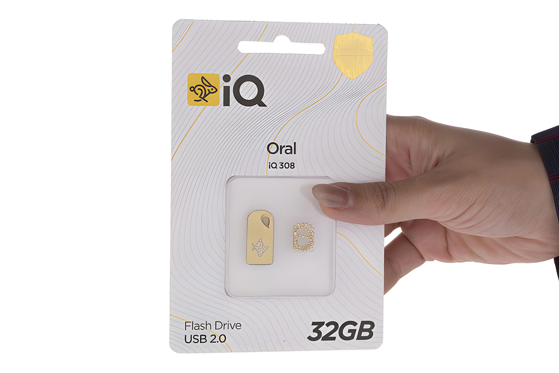 جعبه فلش مموری آی کیو iQ Oral iQ308 32GB USB 2.0