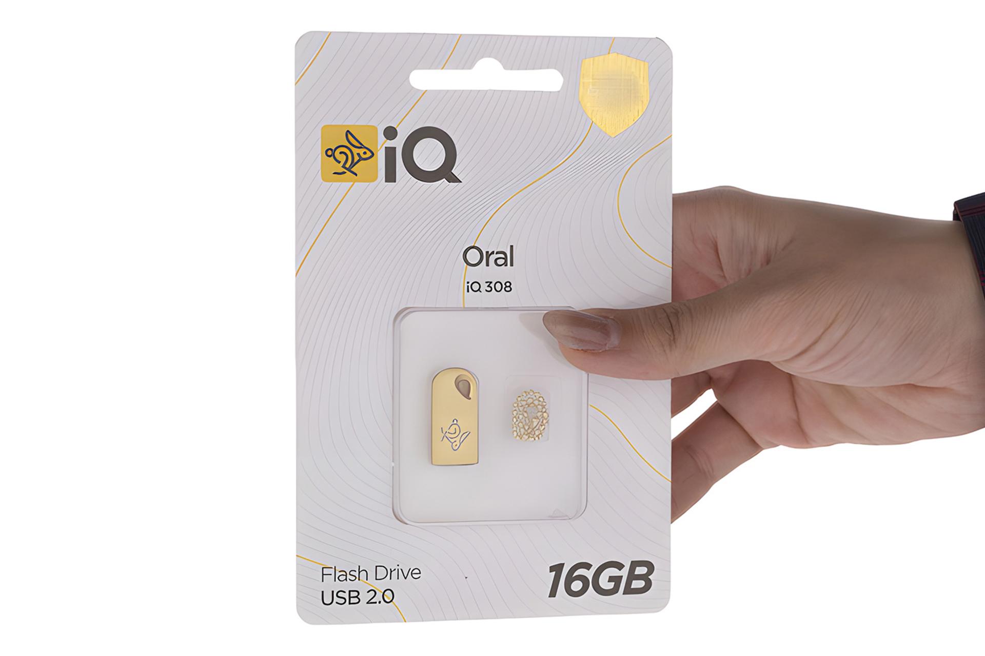 جعبه فلش مموری آی کیو iQ Oral iQ308 16GB USB 2.0