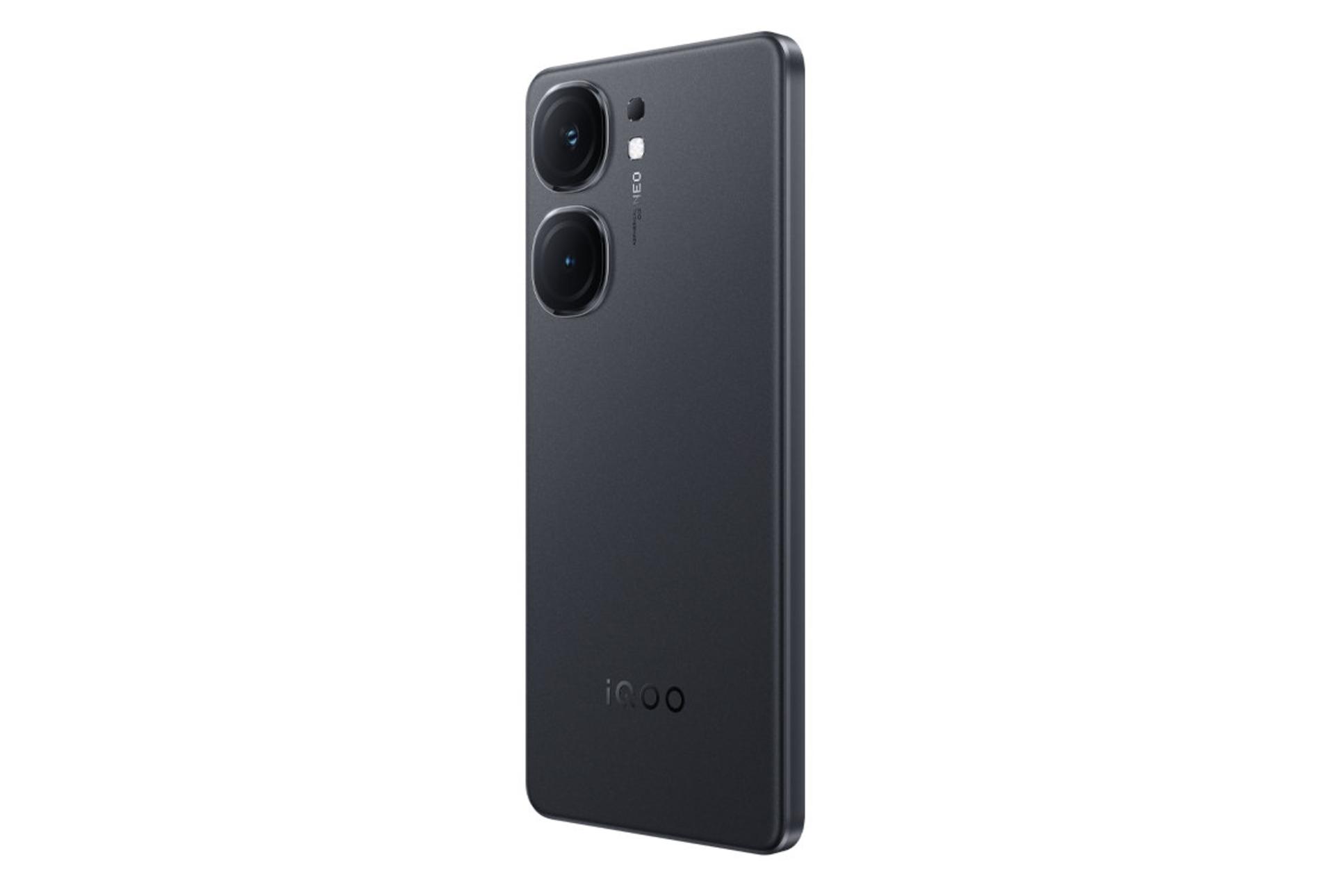 سمت راست پنل پشت گوشی موبایل iQOO Neo9 پرو ویوو نسخه گلوبال مشکی / vivo iQOO Neo9 Pro Global