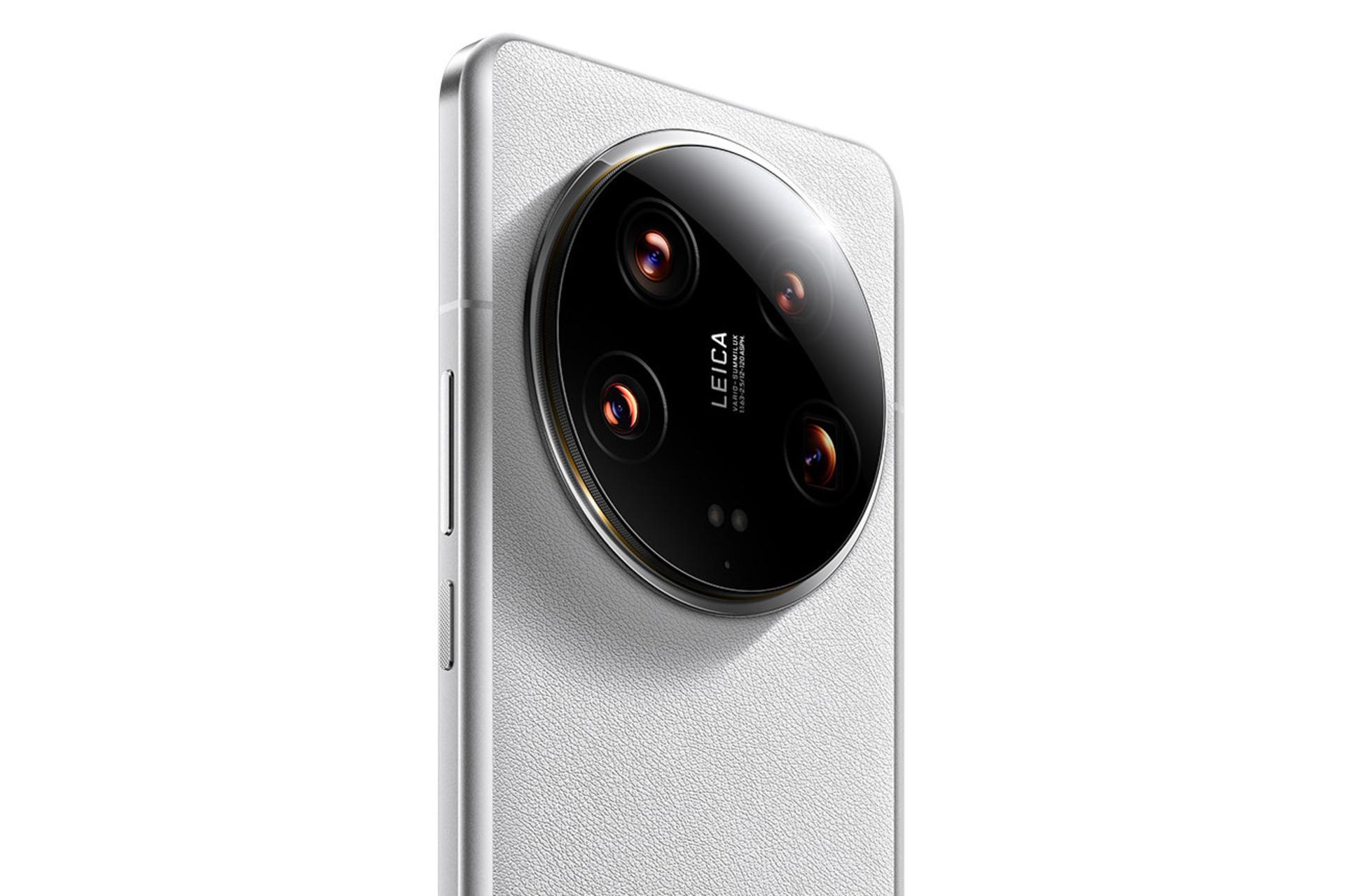 چینش دوربین گوشی موبایل شیائومی 14 اولترا سفید / Xiaomi 14 Ultra