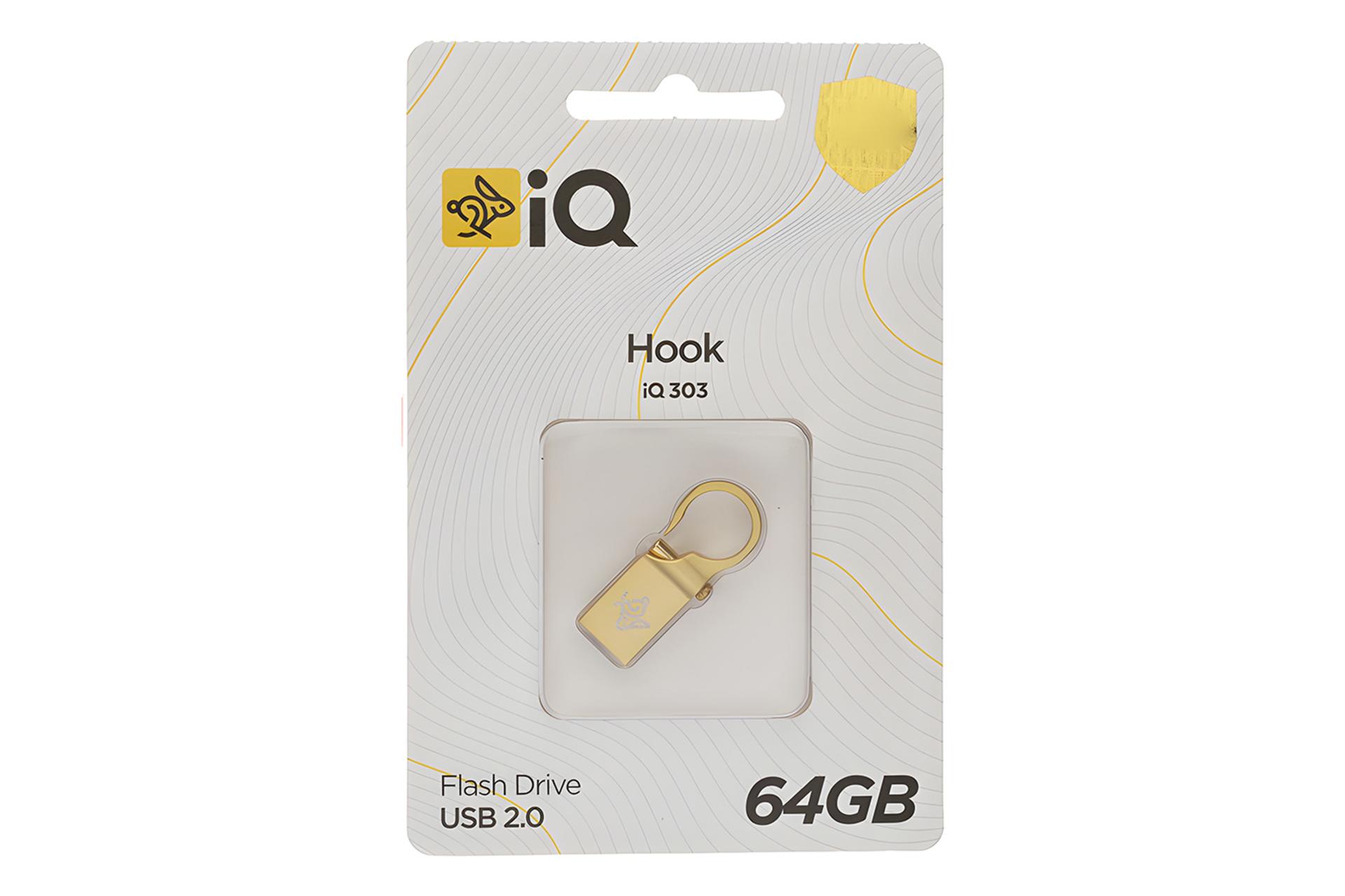 جعبه فلش مموری آی کیو iQ Hook iQ303 64GB USB 2.0