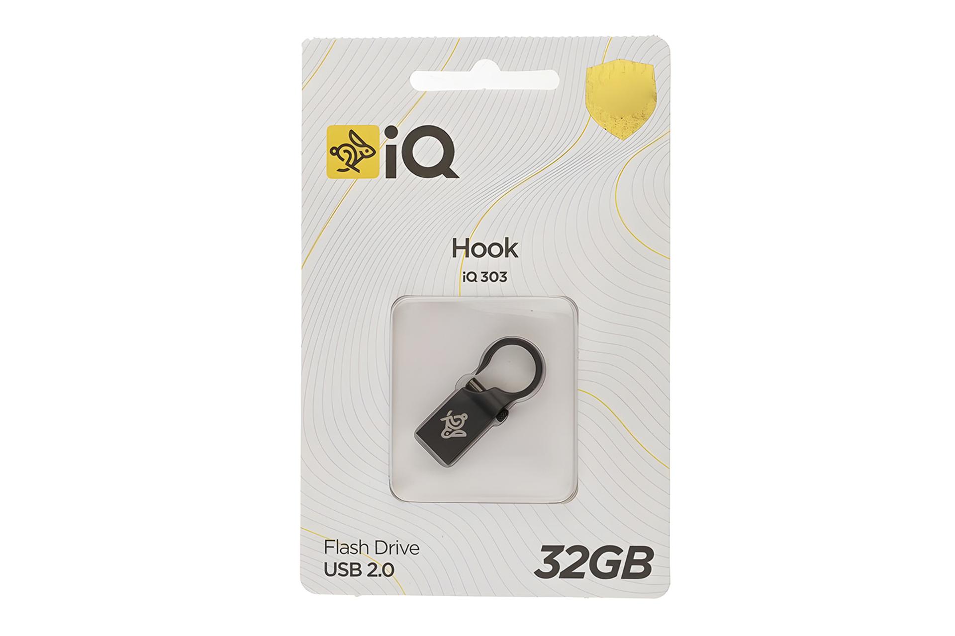 جعبه فلش مموری آی کیو iQ Hook iQ303 32GB USB 2.0