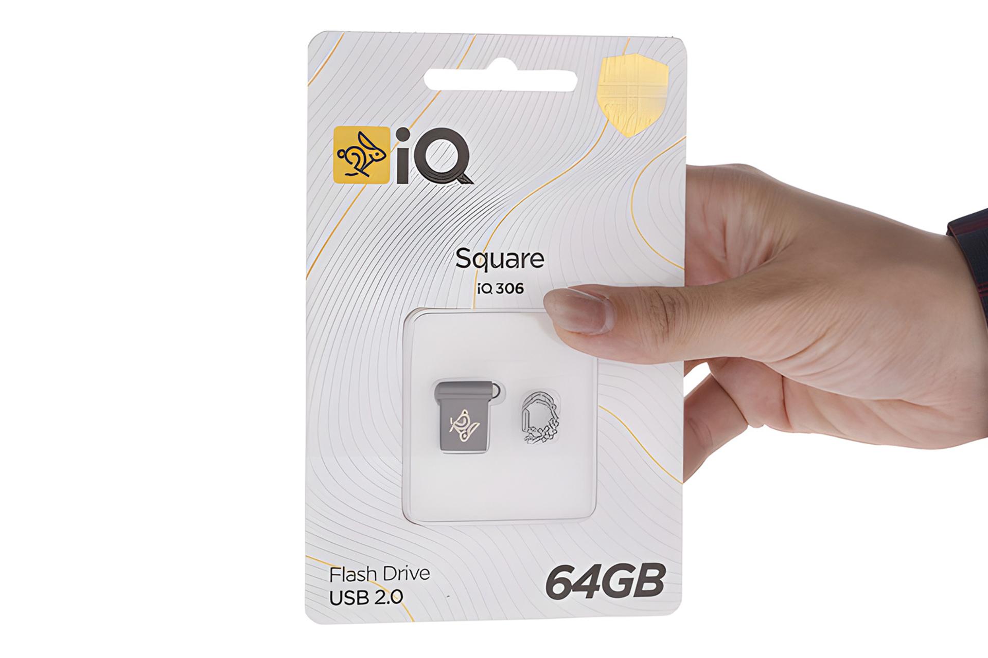 جعبه فلش مموری آی کیو iQ Square iQ306 64GB USB 2.0