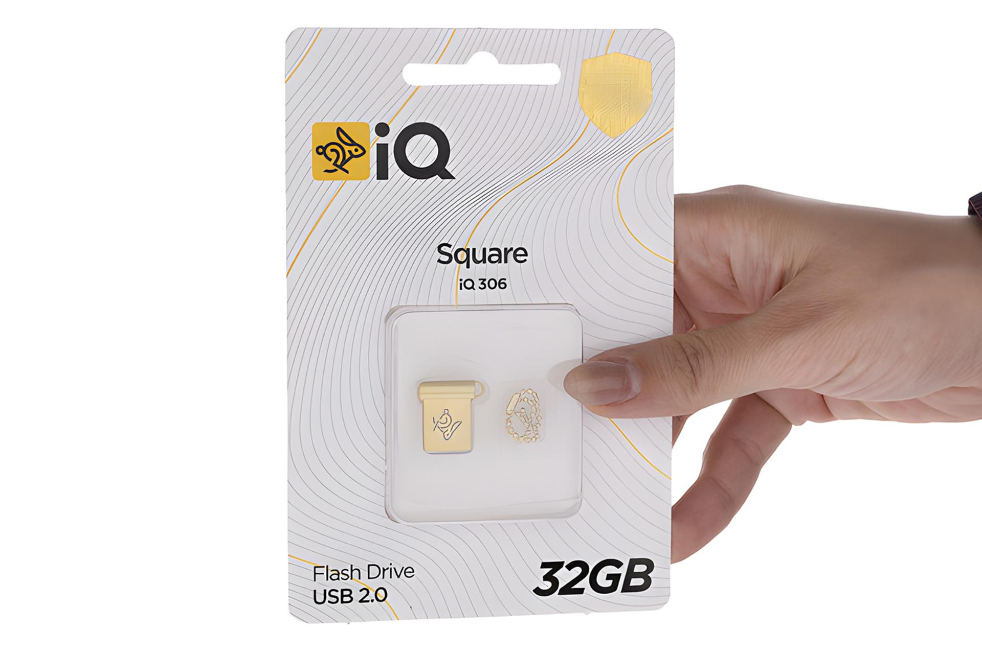 جعبه فلش مموری آی کیو iQ Square iQ306 32GB USB 2.0