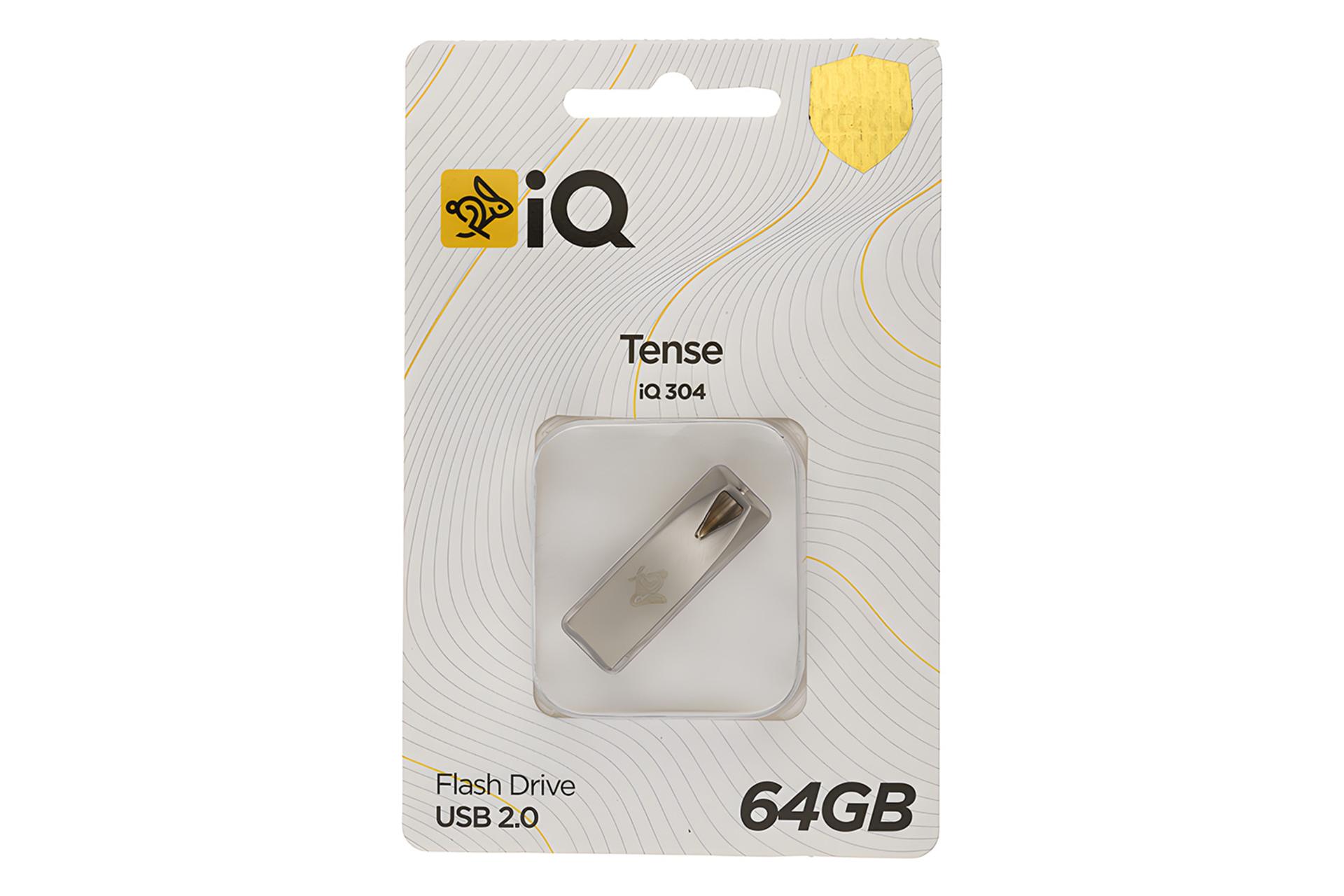 جعبه فلش مموری آی کیو iQ Tense iQ304 64GB USB 2.0