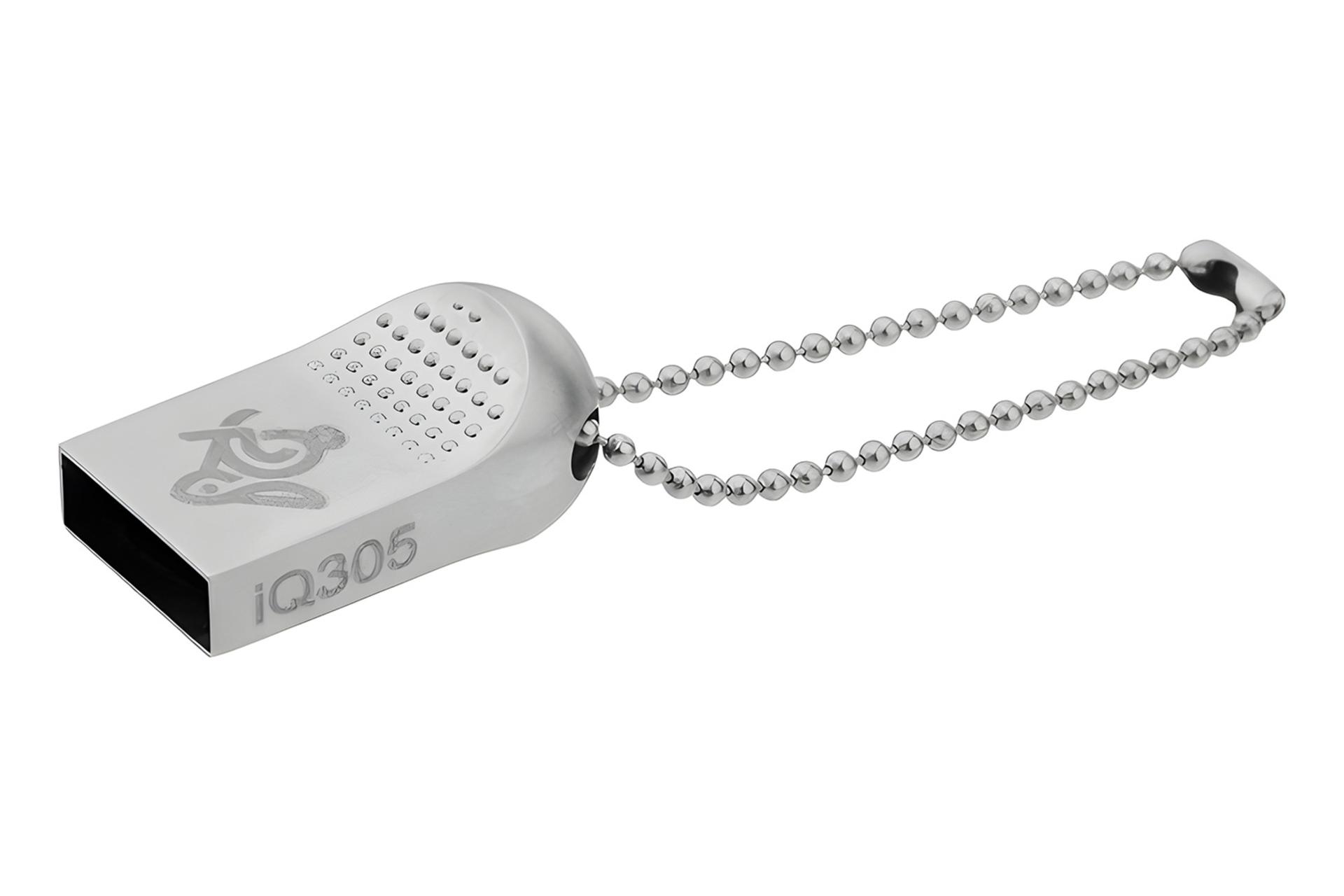 نمای کناری فلش مموری آی کیو iQ Deluxe iQ305 16GB USB 2.0