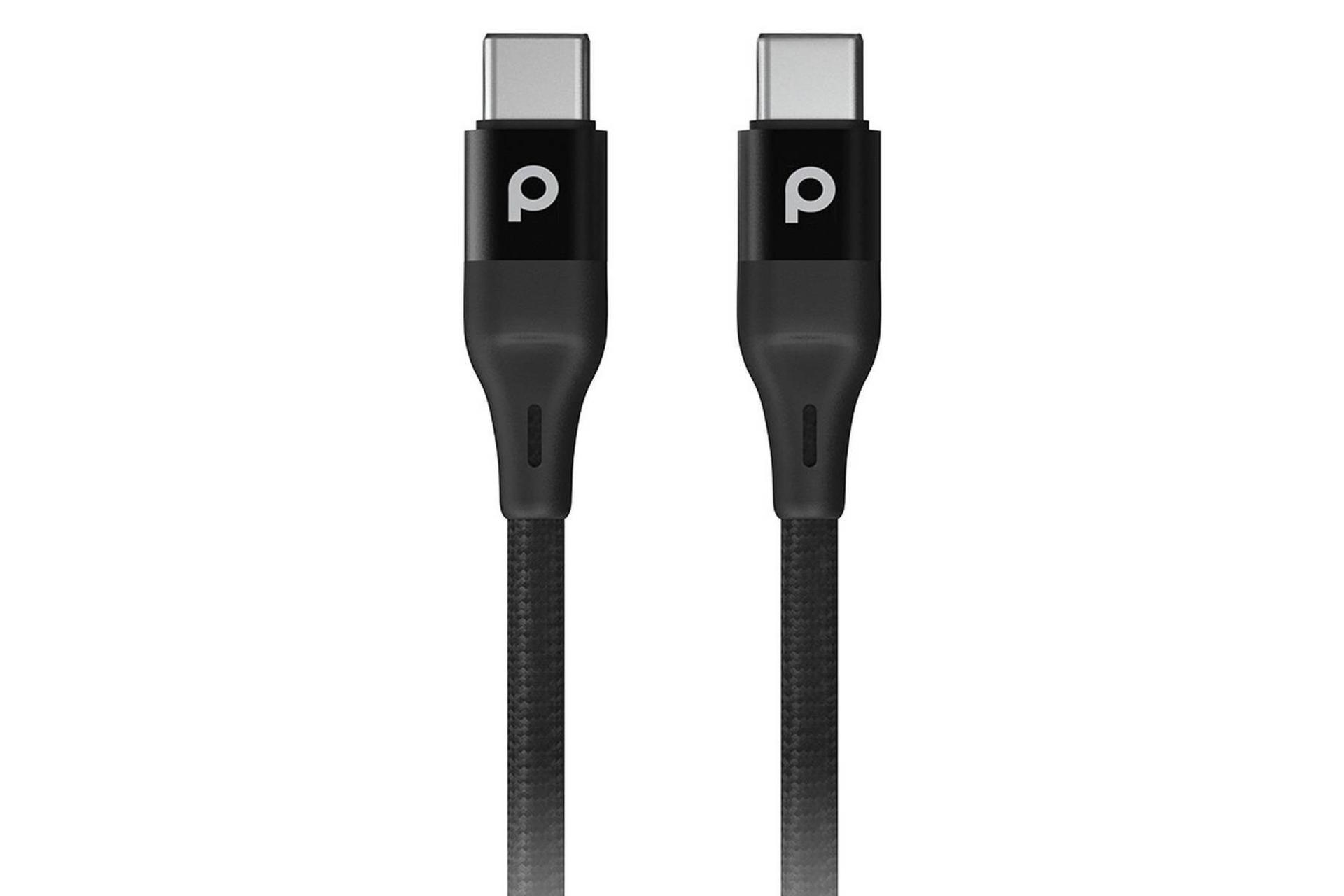 کابل شارژ USB پرودو Type-C به Type-C مدل Aluminum Braided با طول 1.2 متر