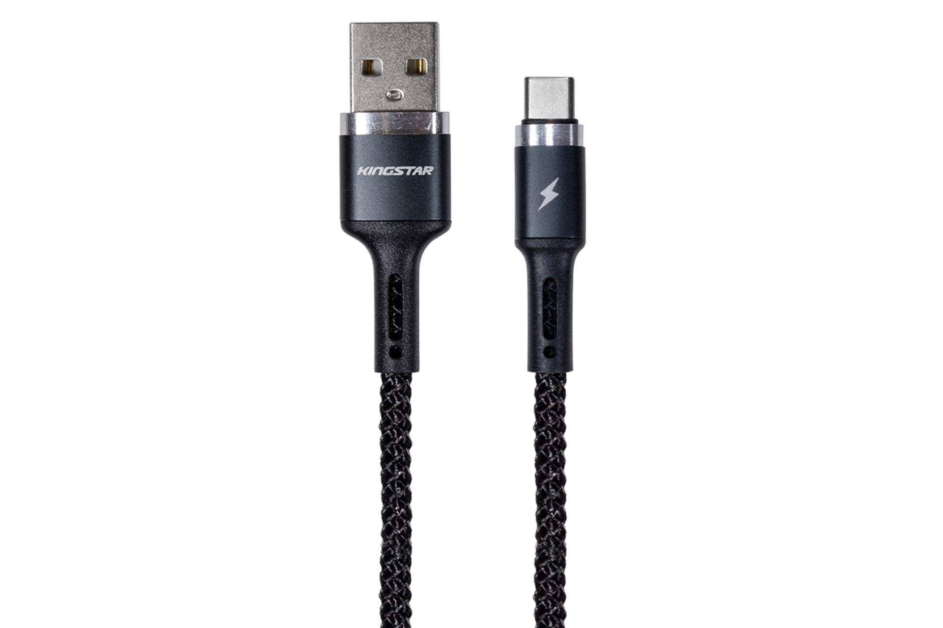 کابل شارژ USB کینگ استار Type-A به Type-C مدل K325 C با طول 1 متر